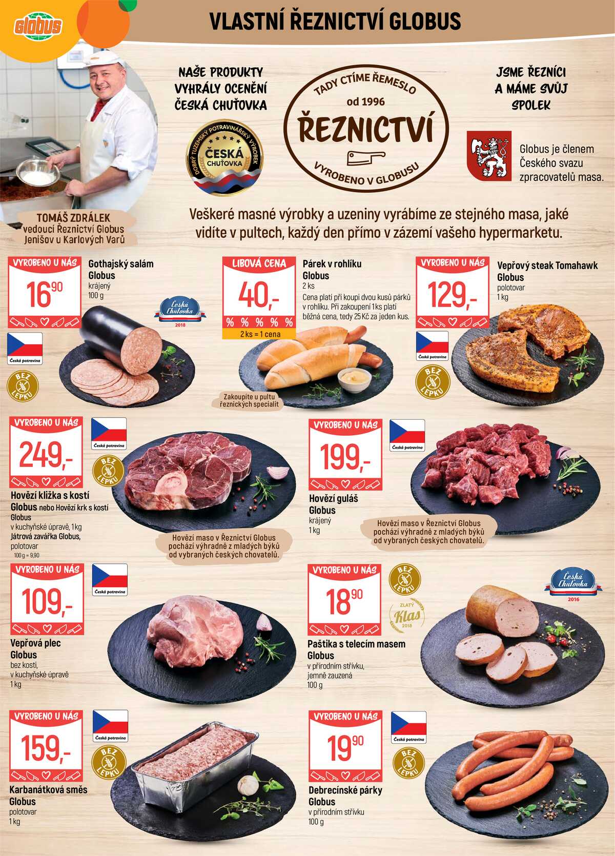 Akční leták Globus 22.4. - 28.4.2026 - Globus Jenišov u Karlových Varů strana 7