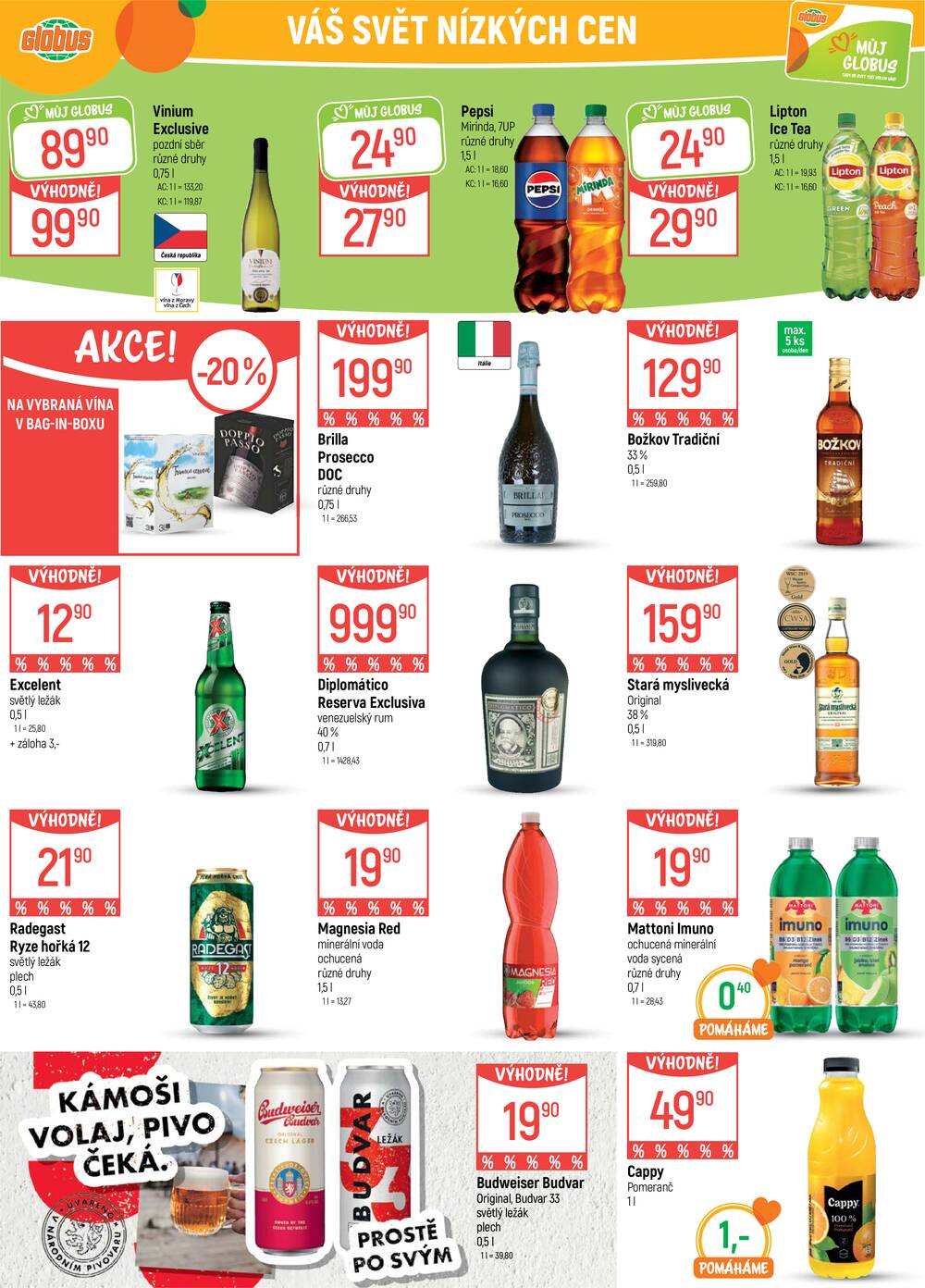 Akční leták Globus 22.4. - 28.4.2026 - Globus Jenišov u Karlových Varů