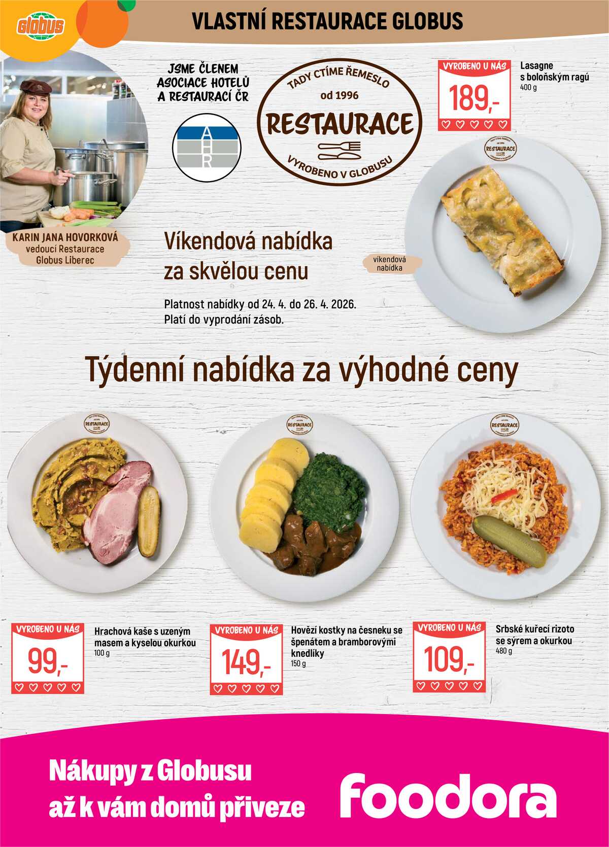 Akční leták Globus 22.4. - 28.4.2026 - Globus Liberec strana 9