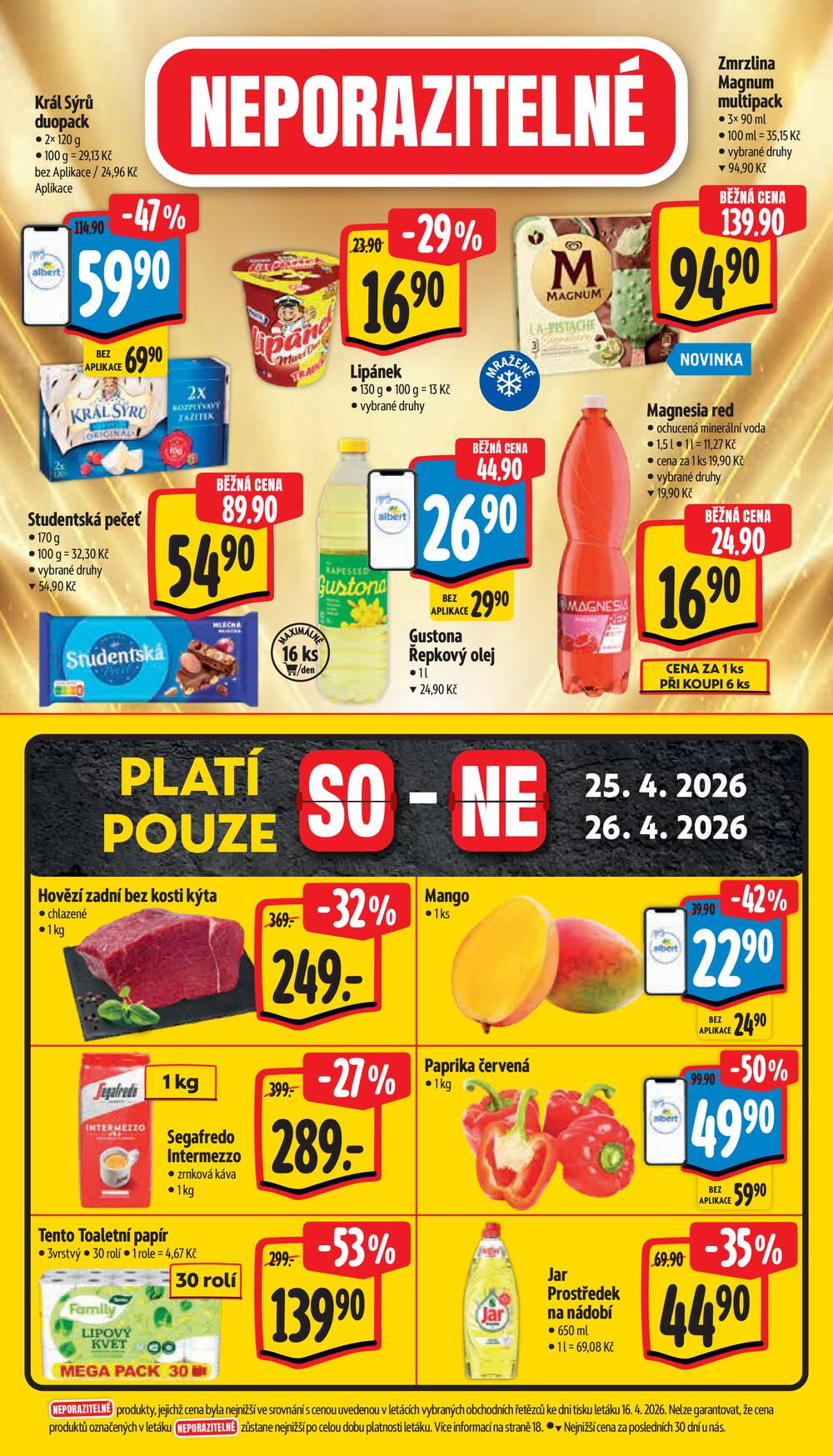 Leták Albert - Albert Supermarket Jihomoravský od 22.4. do 28.4.2026 - strana 8