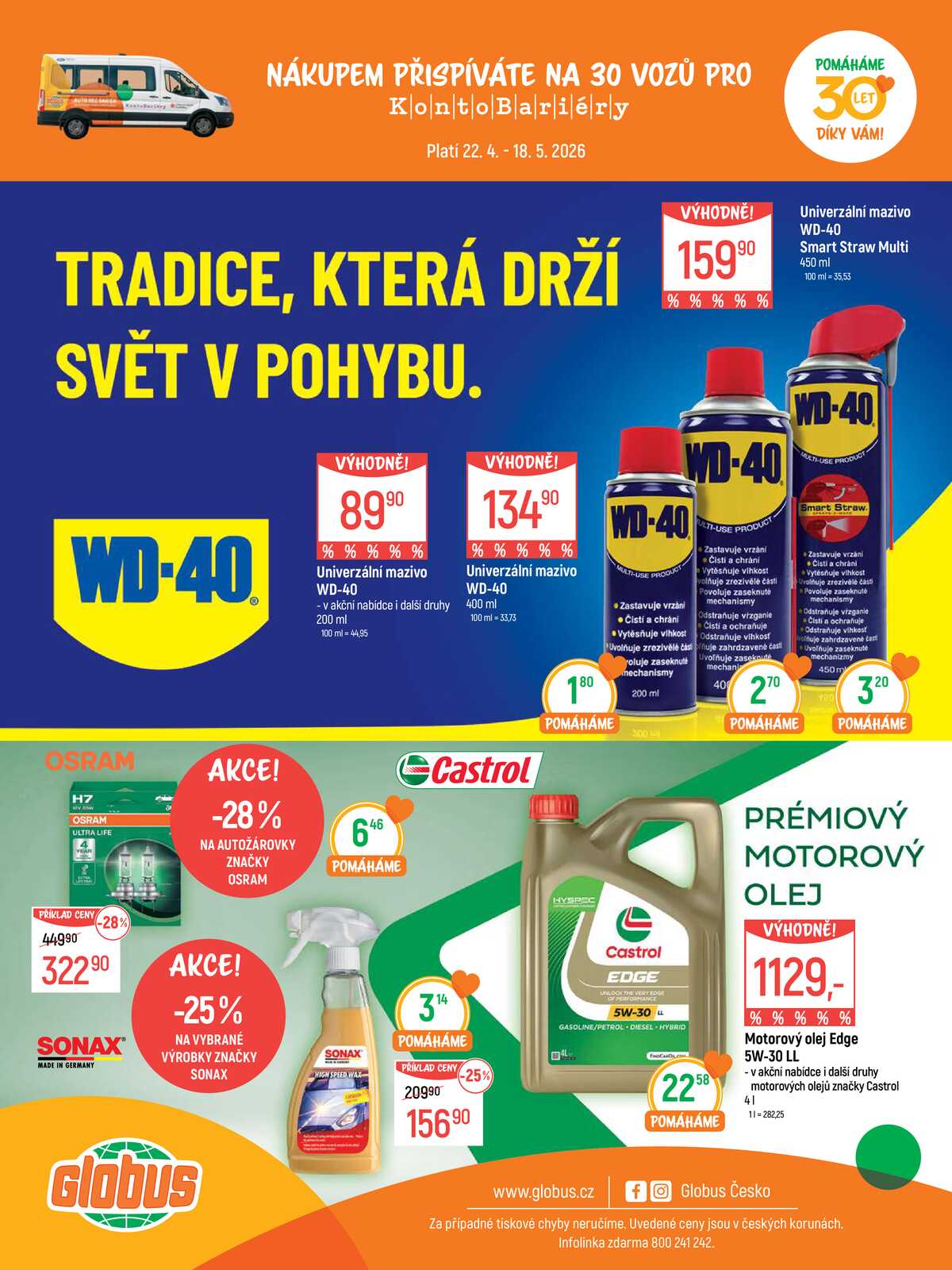 Akční leták Globus 22.4. - 18.5.2026 - Globus Ostrava strana 28