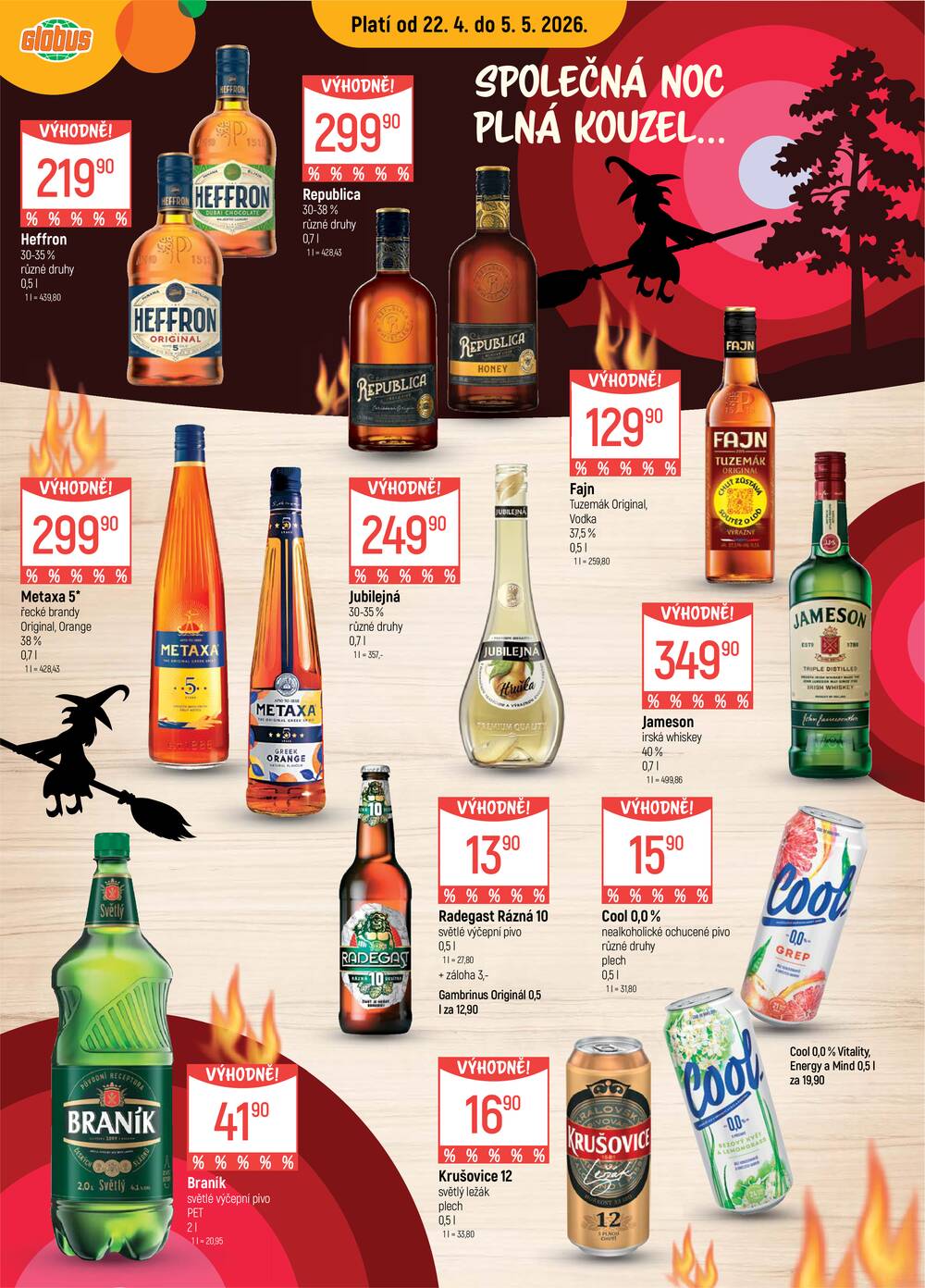 Akční leták Globus 22.4. - 5.5.2026 - Globus Ostrava