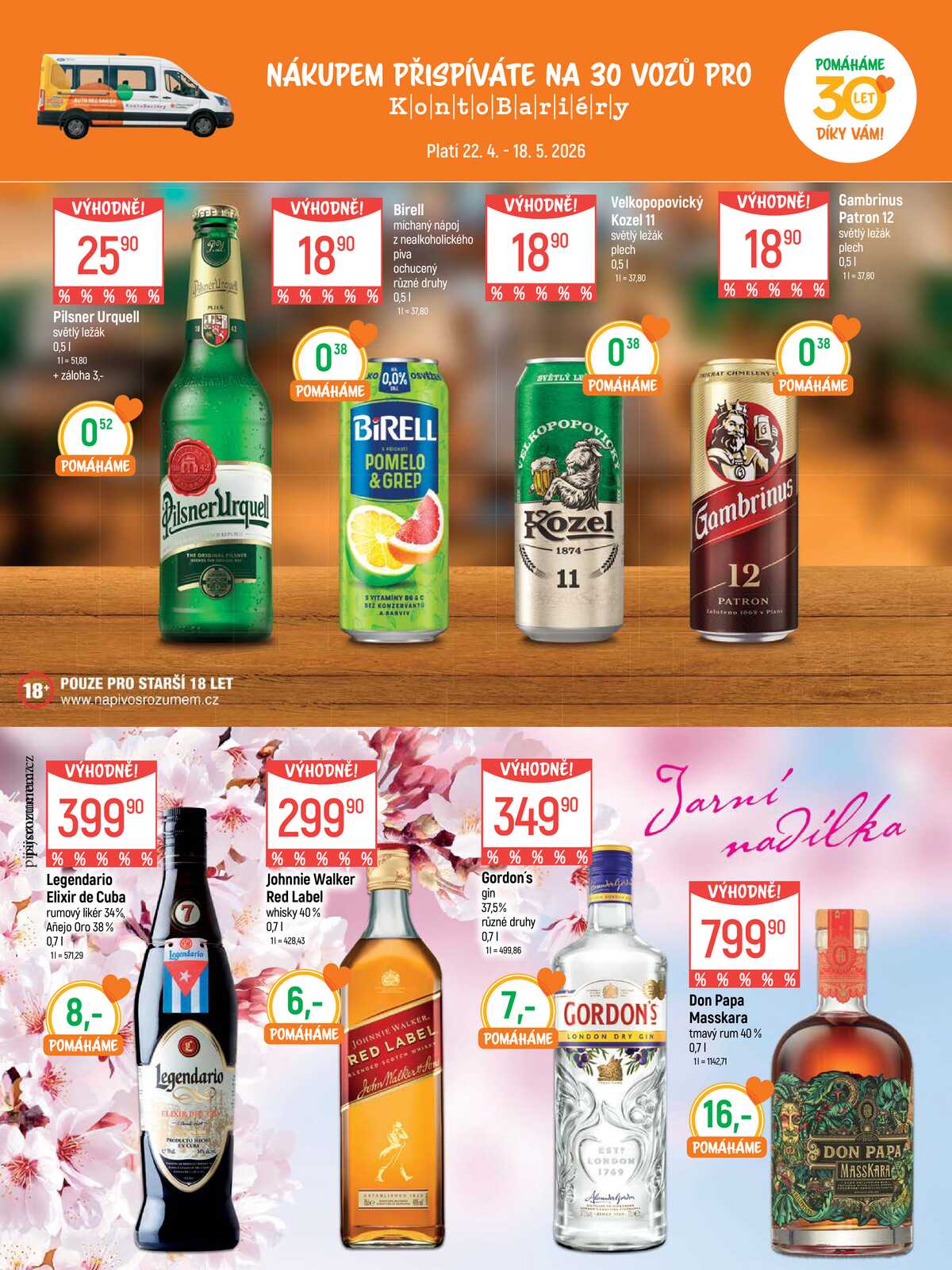 Akční leták Globus 22.4. - 18.5.2026 - Globus Chotíkov u Plzně strana 18