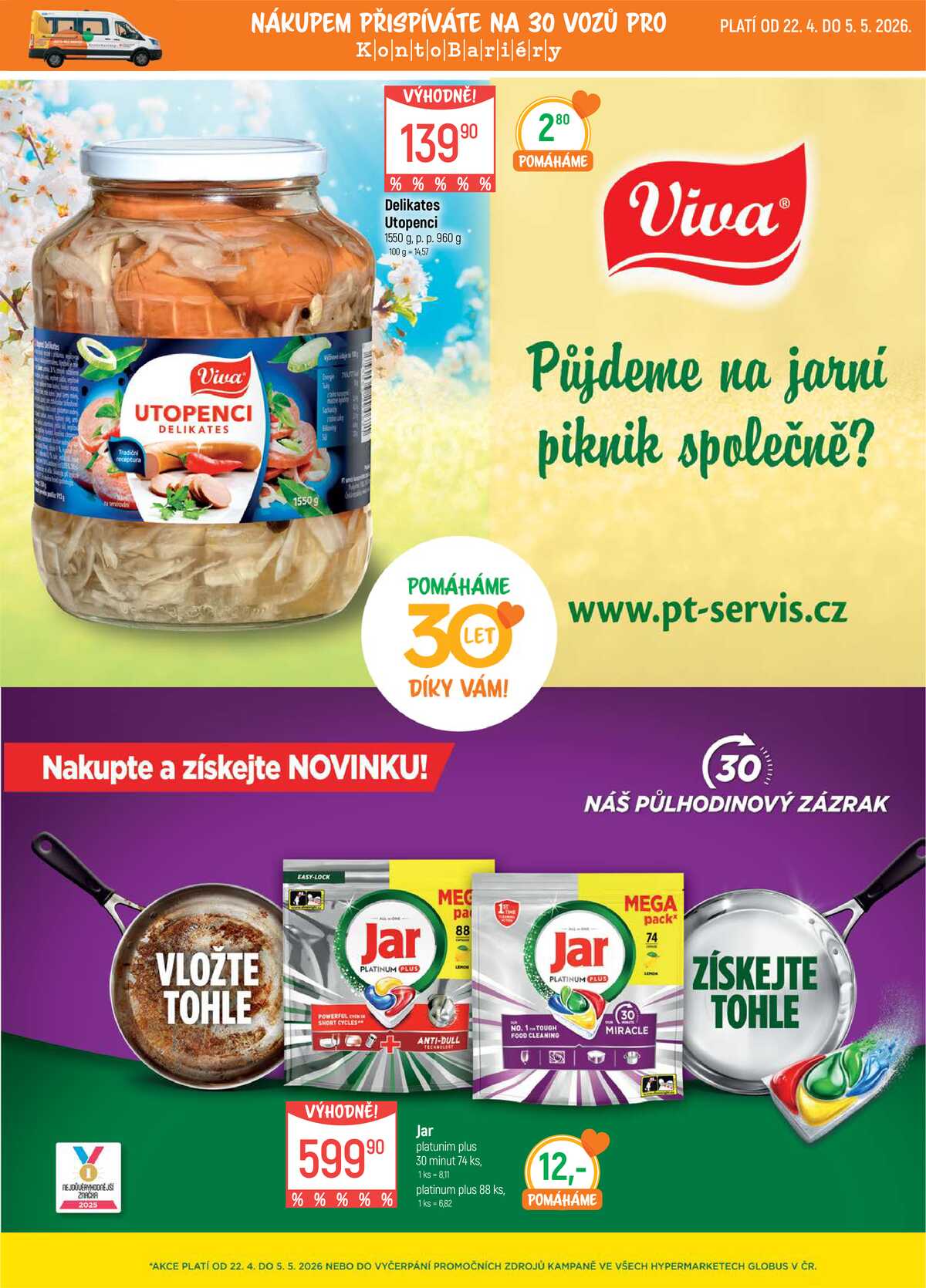 Akční leták Globus 22.4. - 5.5.2026 - Globus Chotíkov u Plzně strana 4