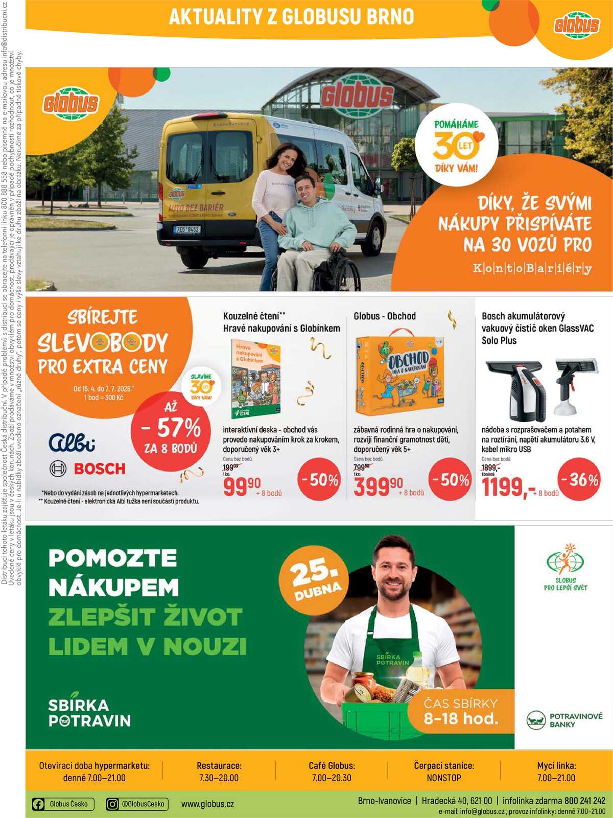 Akční leták Globus 22.4. - 28.4.2026 - Globus Brno Ivanovice strana 35