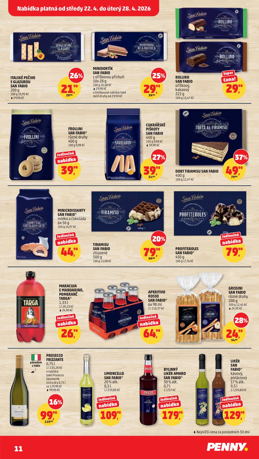 Penny Market od 22.4. do 28.4.2026