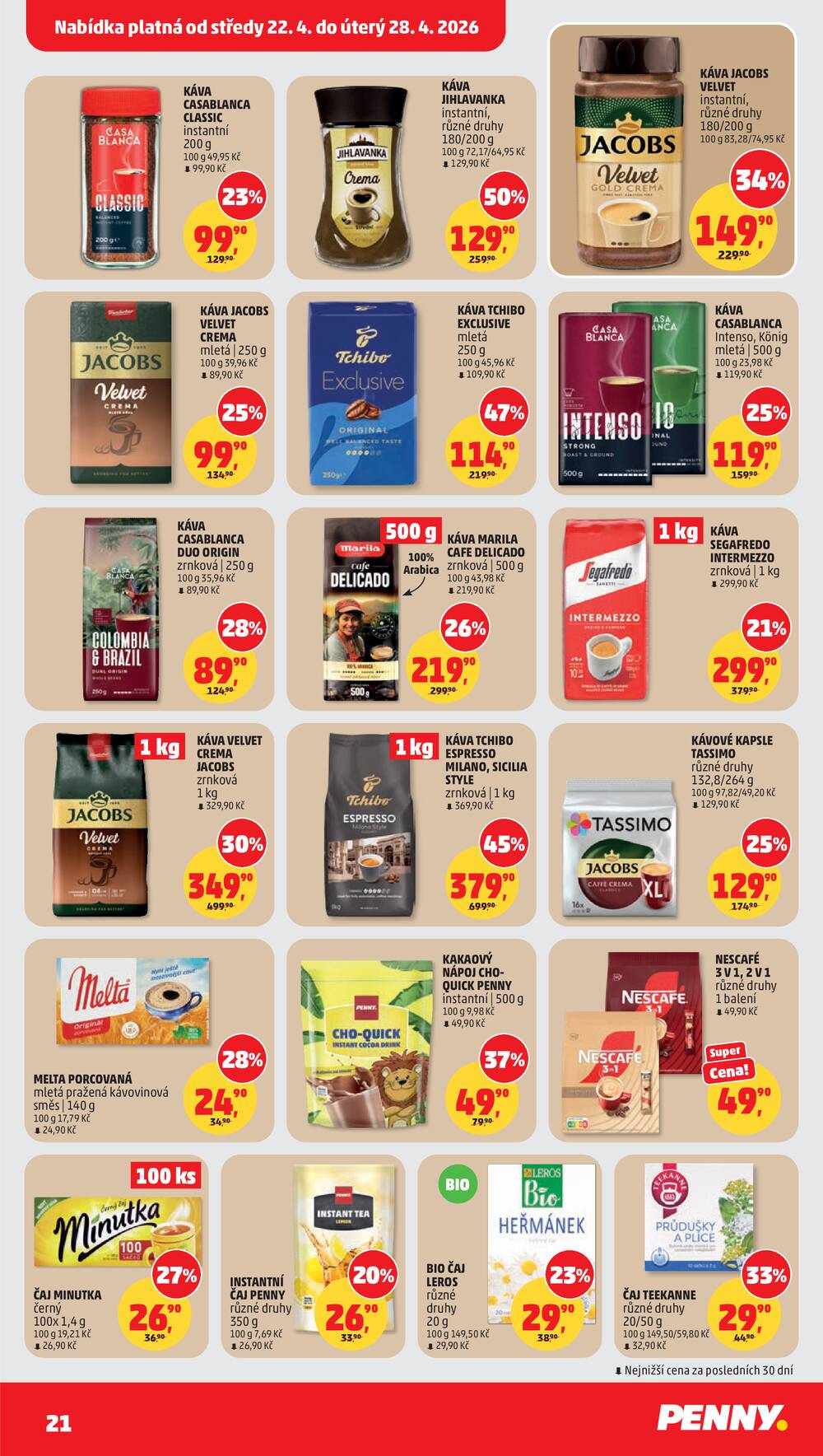 Penny Market od 22.4. do 28.4.2026