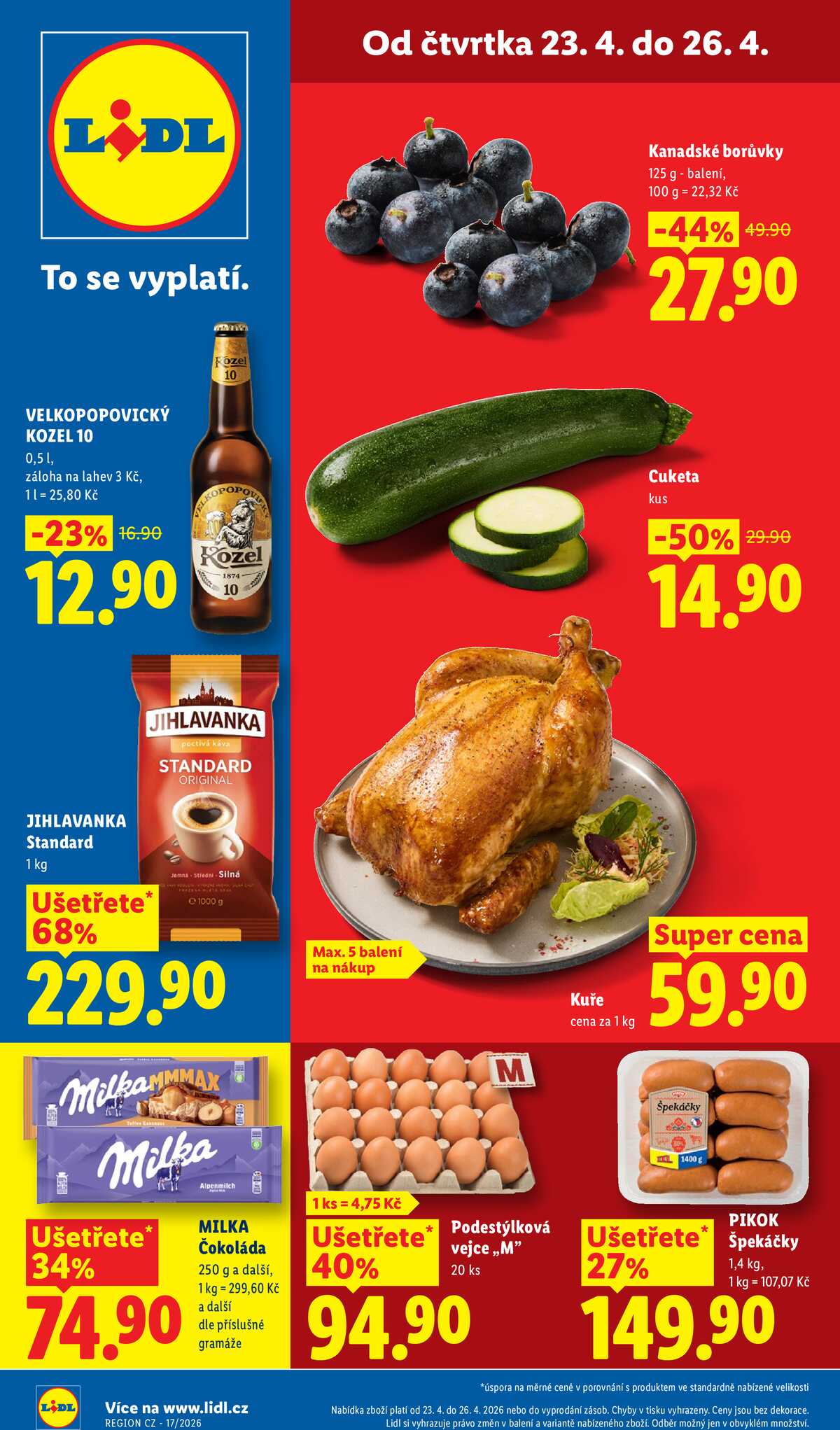 Lidl Čtvrtek od 23.4. do 26.4.2026 strana 1