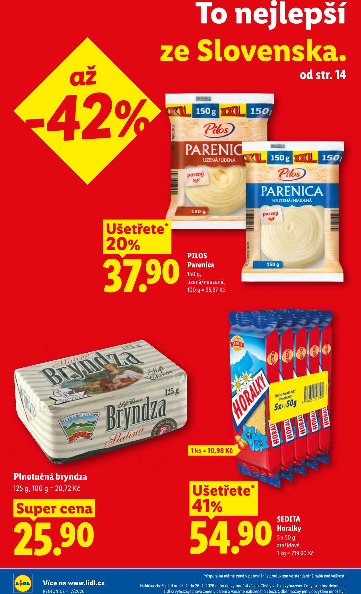 Lidl Čtvrtek od 23.4. do 26.4.2026 strana 2