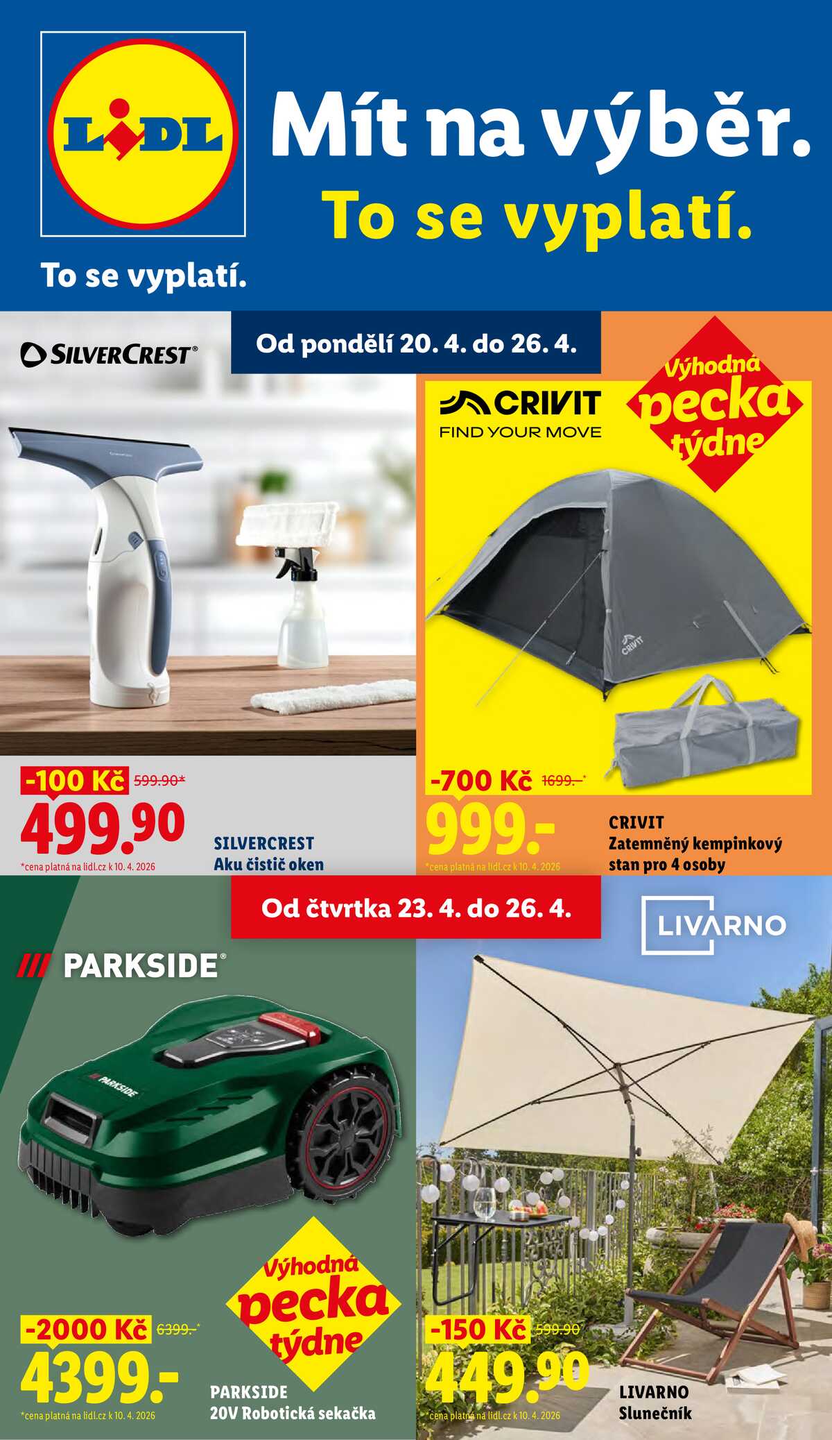 Lidl Spotřební zboží 20.4. - 26.4. strana 1