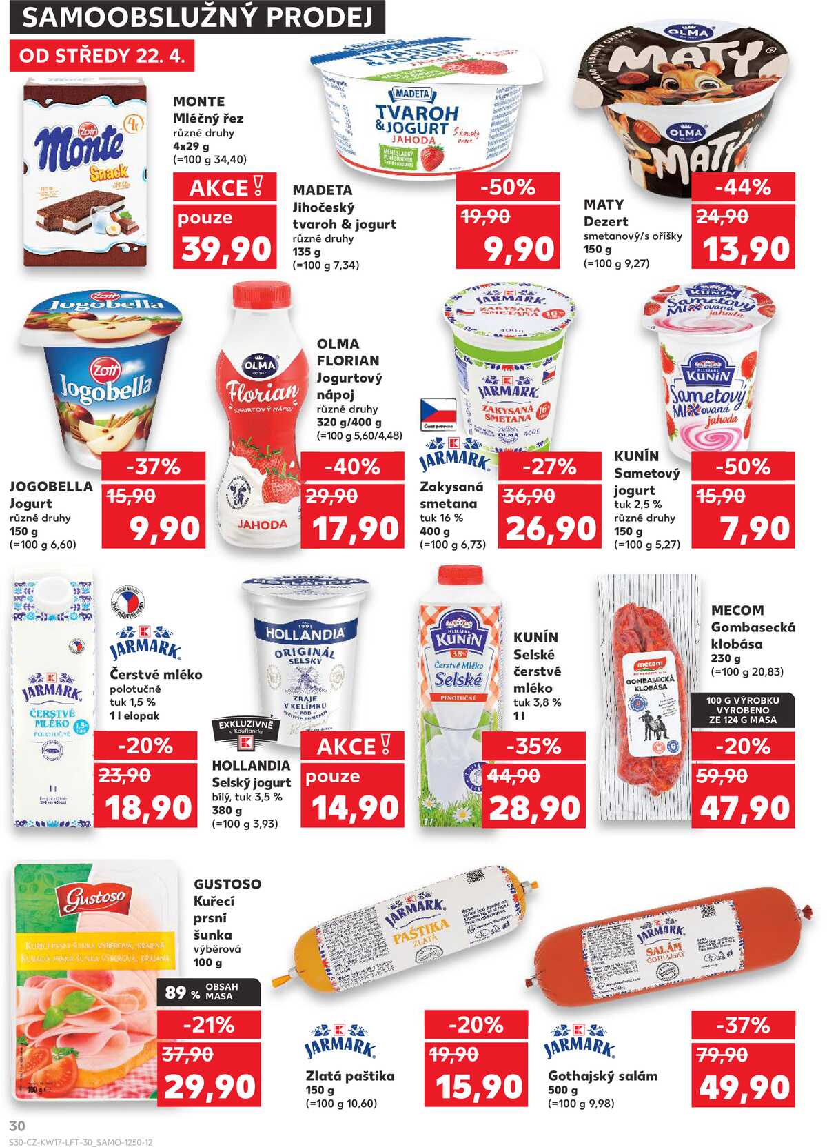 Kaufland 22.4. - 28.4. - Kaufland - Trutnov strana 30