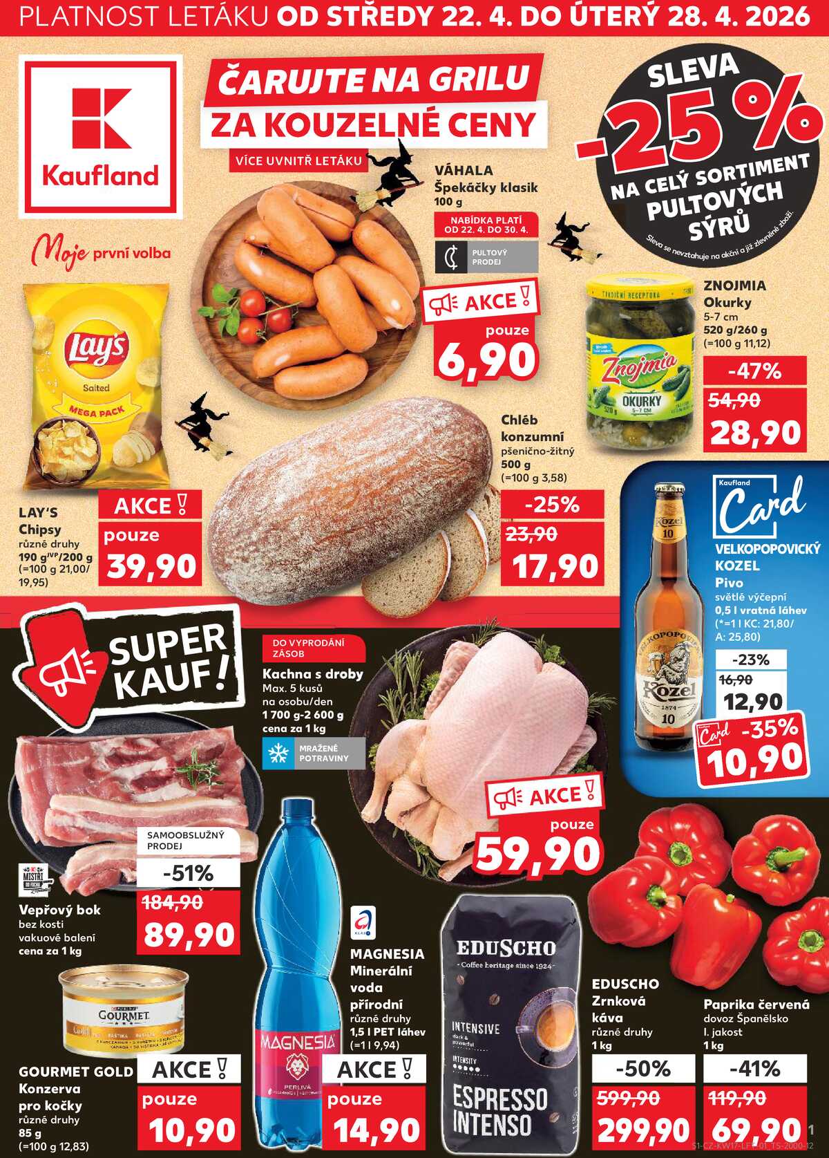 Kaufland 22.4. - 28.4. - Kaufland - Hodonín (Dvořákova) strana 1
