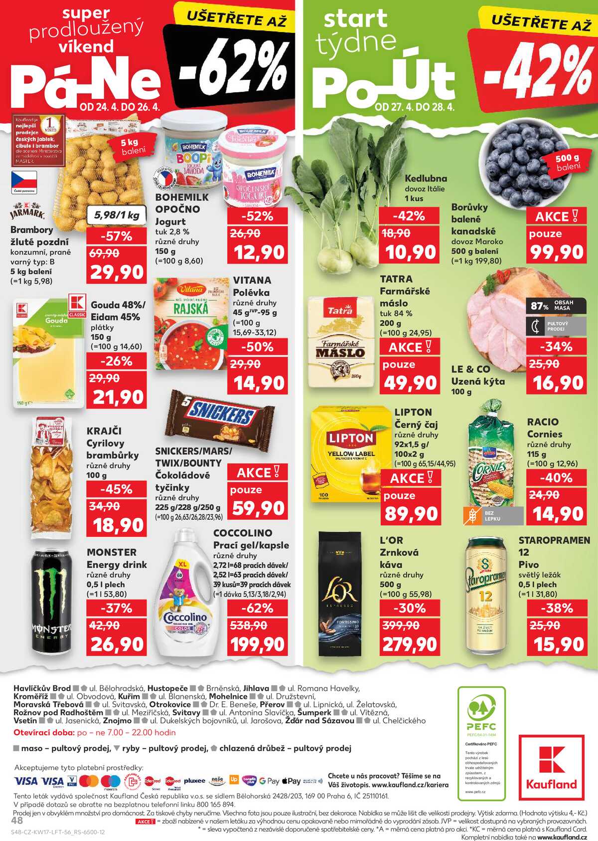 Kaufland 22.4. - 28.4. - Kaufland Přerov (Želatovská) strana 48