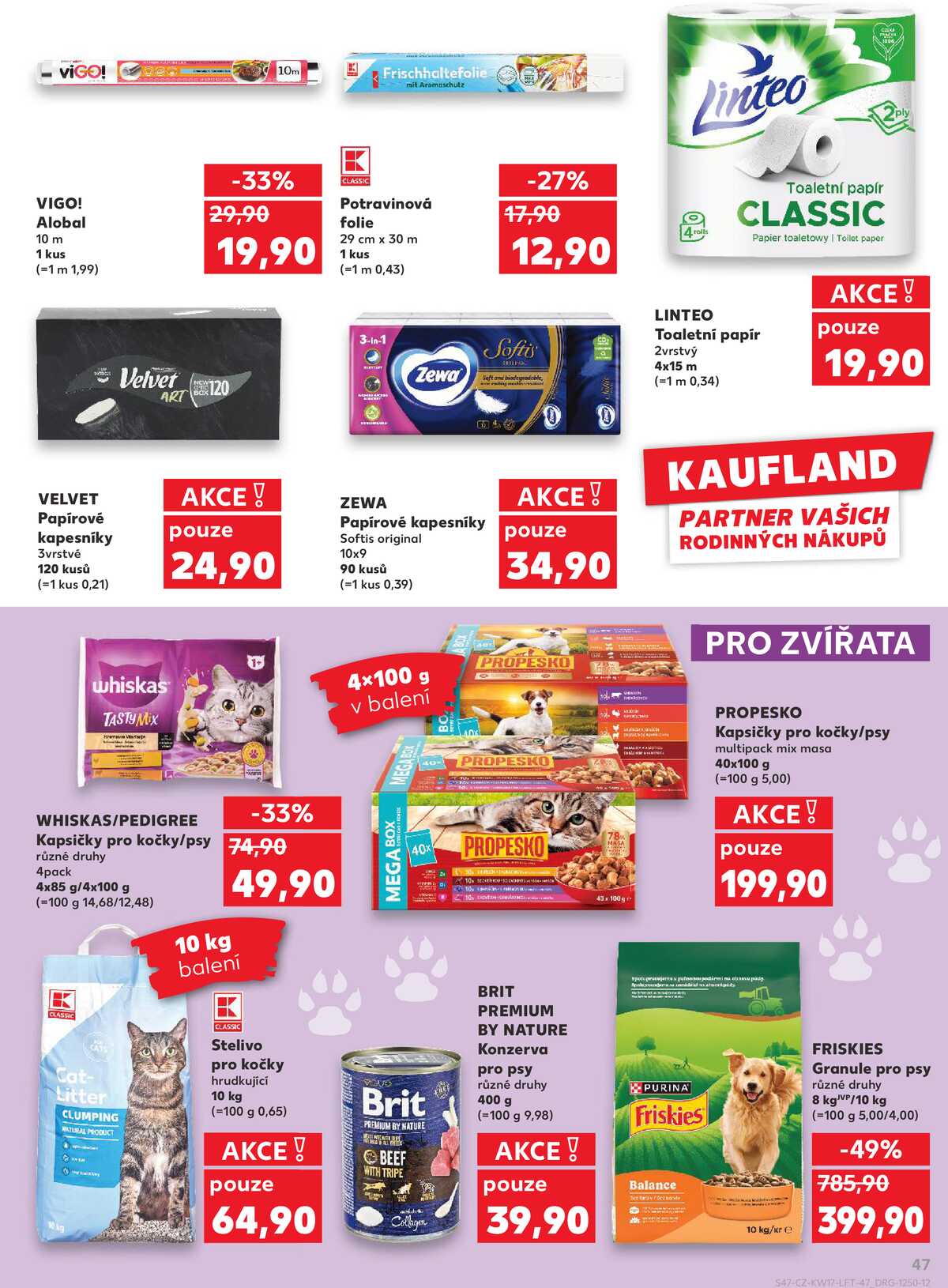 Kaufland 22.4. - 28.4. - Kaufland - Hustopeče (Brněnská) strana 47