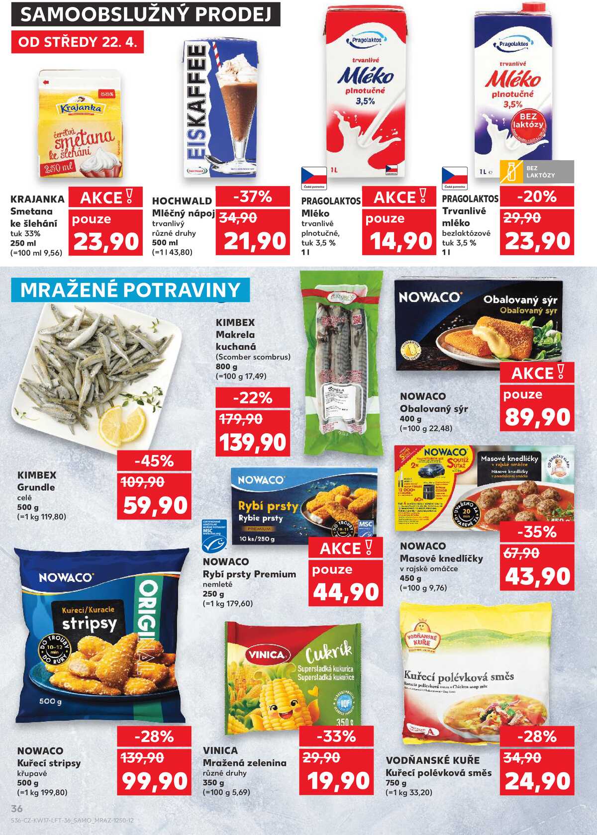 Kaufland 22.4. - 28.4. - Kaufland - Zlín - Vršava strana 36