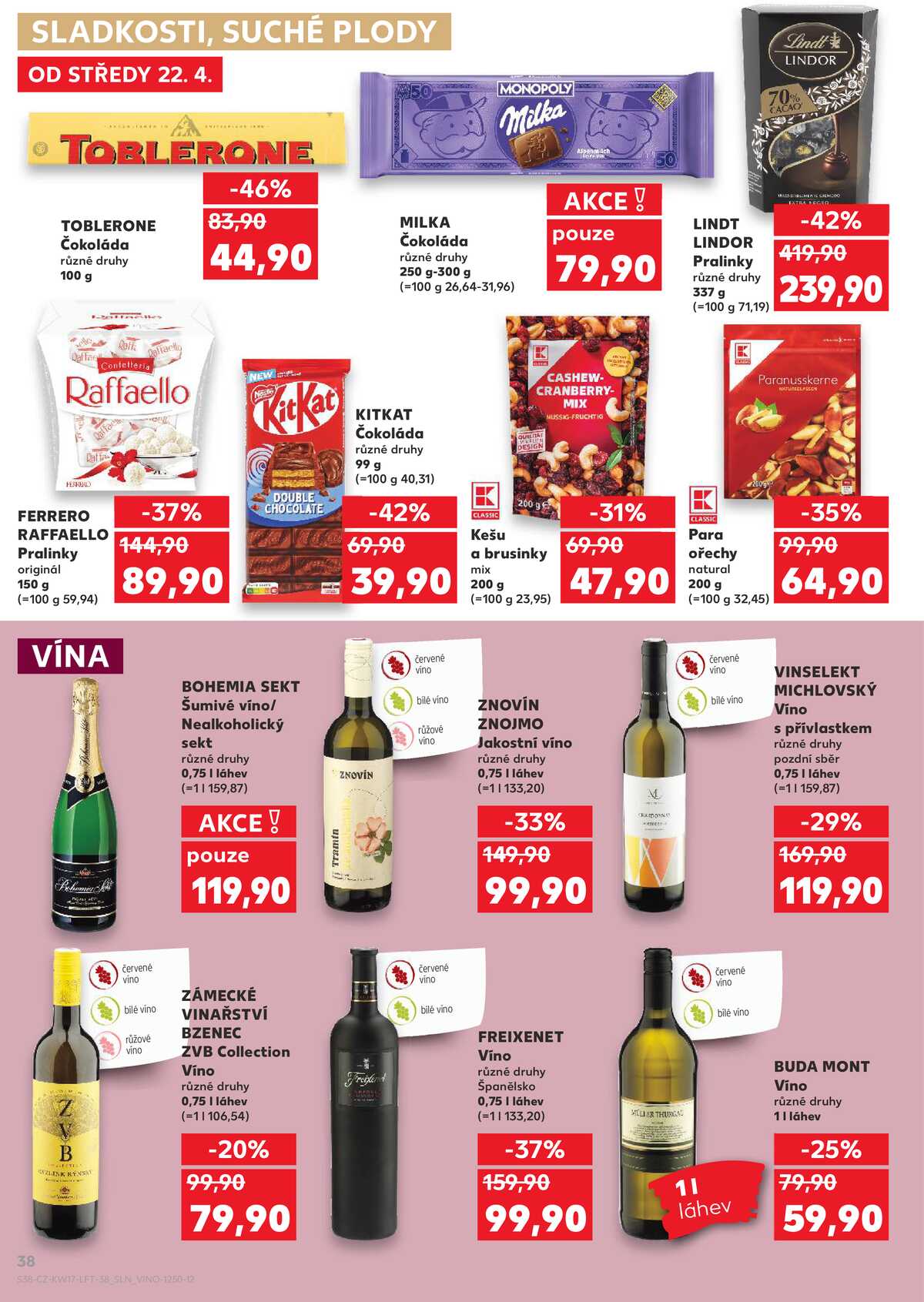 Kaufland 22.4. - 28.4. - Kaufland - Opava - Kateřinky strana 38