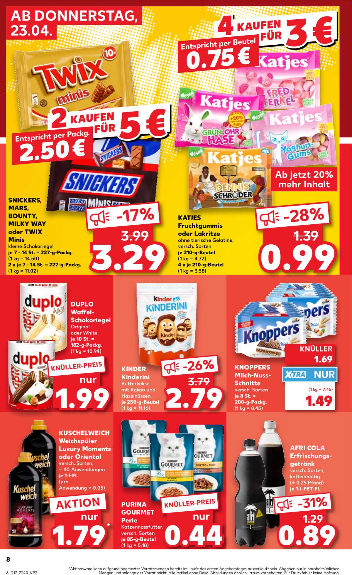 Leták Kaufland Německo 23.4.-29.4.2026 strana 8