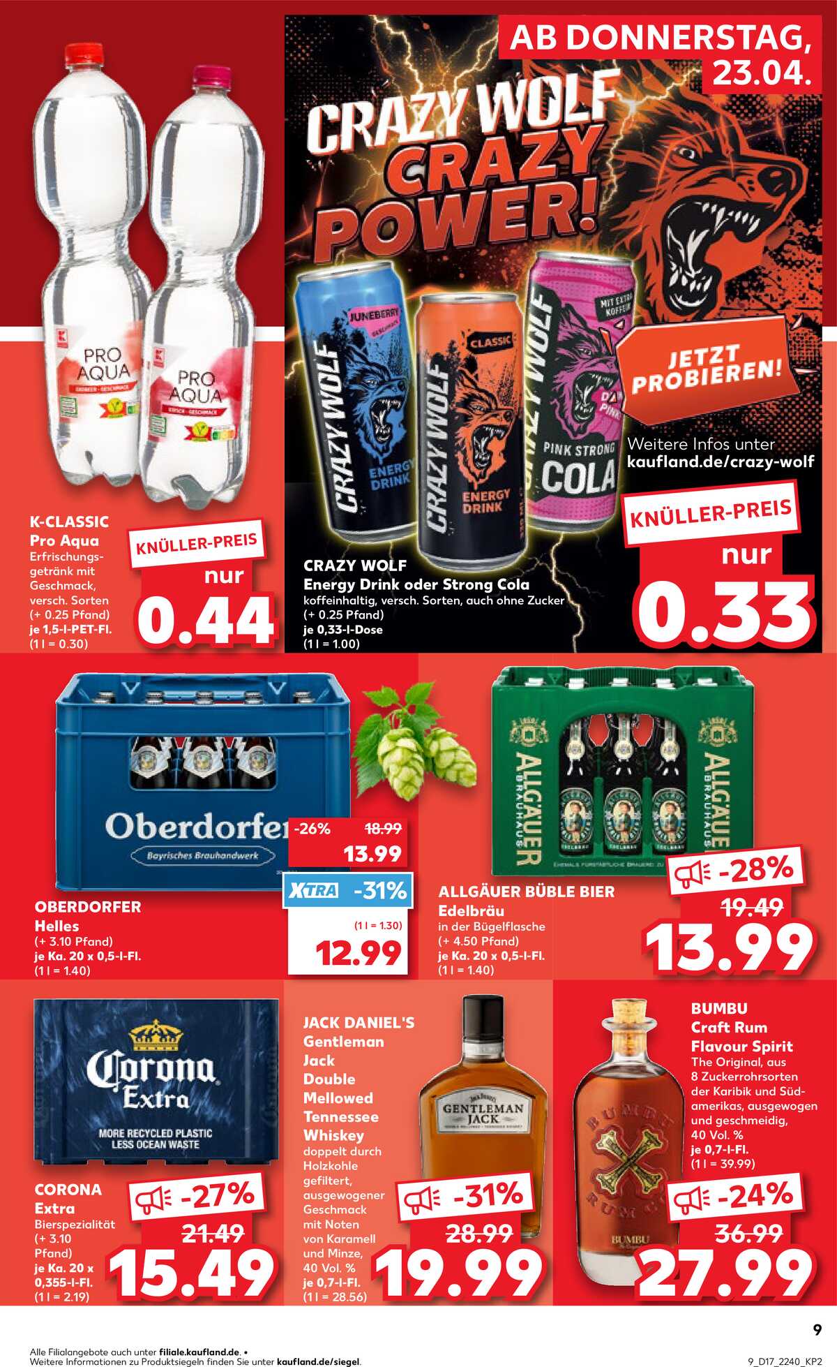 Leták Kaufland Německo 23.4.-29.4.2026 strana 9