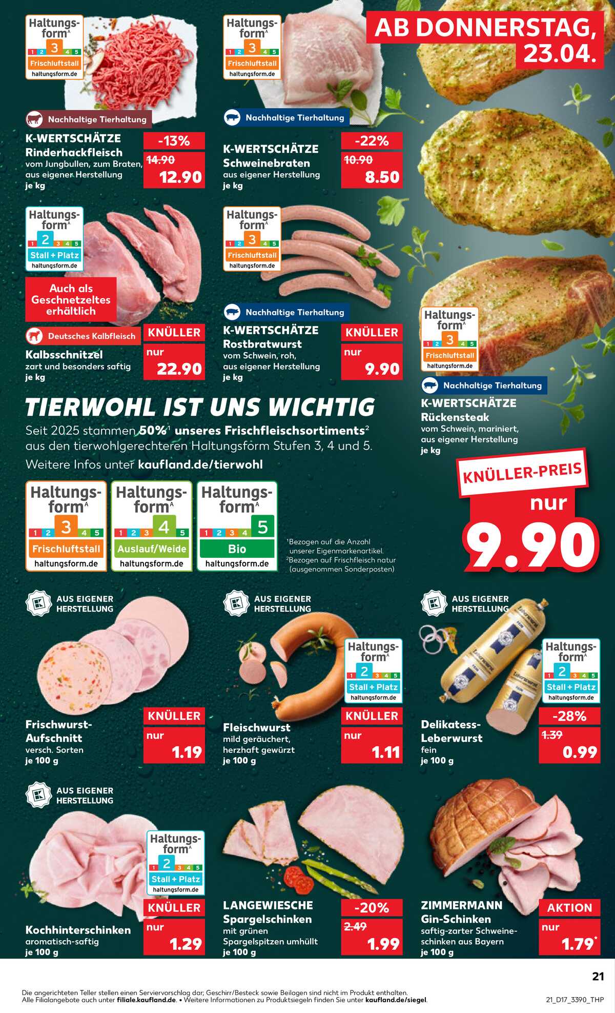Leták Kaufland Německo 23.4.-29.4.2026 strana 21