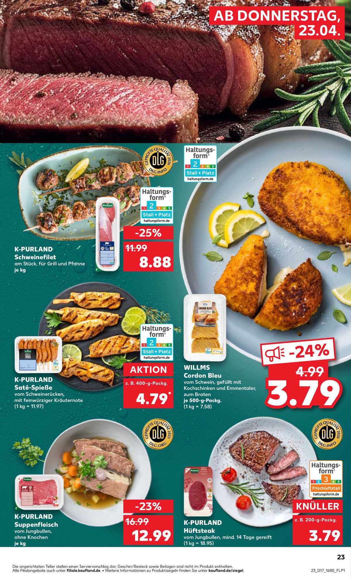 Leták Kaufland Německo 23.4.-29.4.2026 strana 23