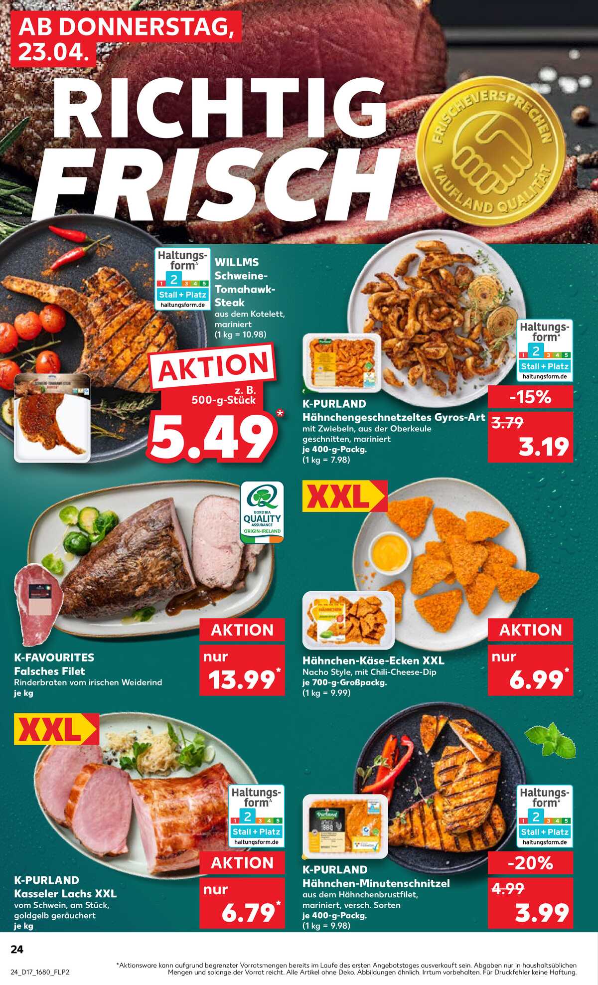 Leták Kaufland Německo 23.4.-29.4.2026 strana 24