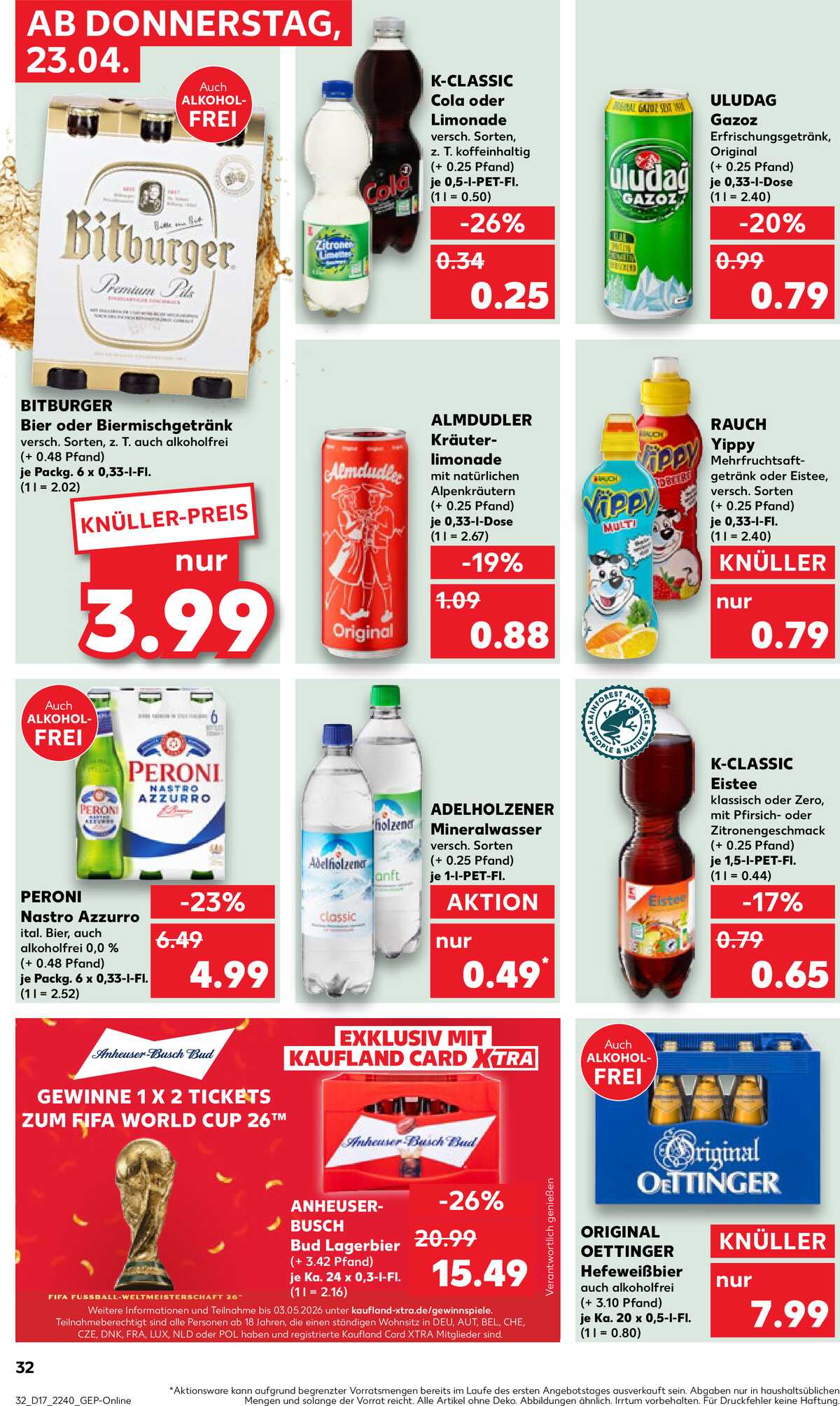 Leták Kaufland Německo 23.4.-29.4.2026 strana 32