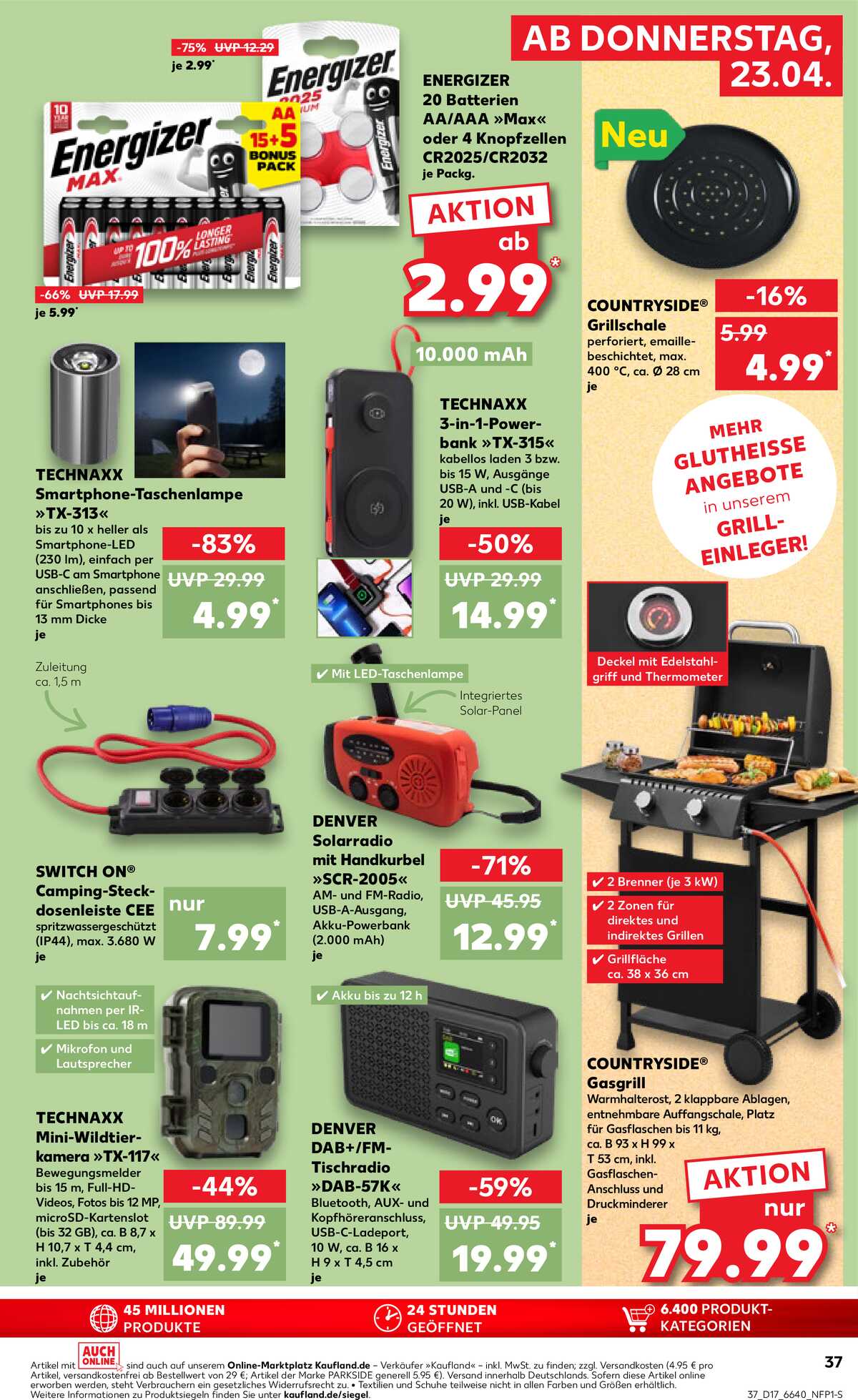 Leták Kaufland Německo 23.4.-29.4.2026 strana 37