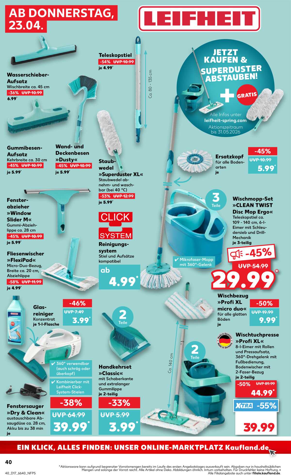 Leták Kaufland Německo 23.4.-29.4.2026 strana 40