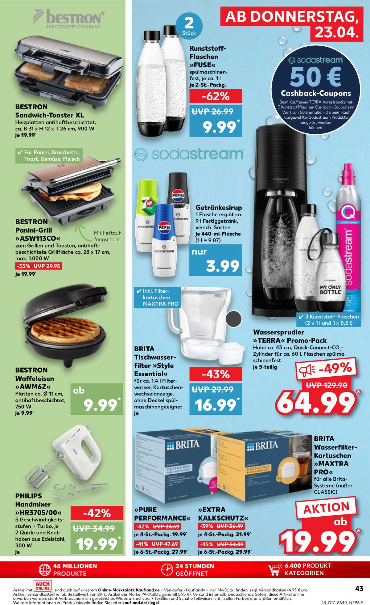 Leták Kaufland Německo 23.4.-29.4.2026 strana 43