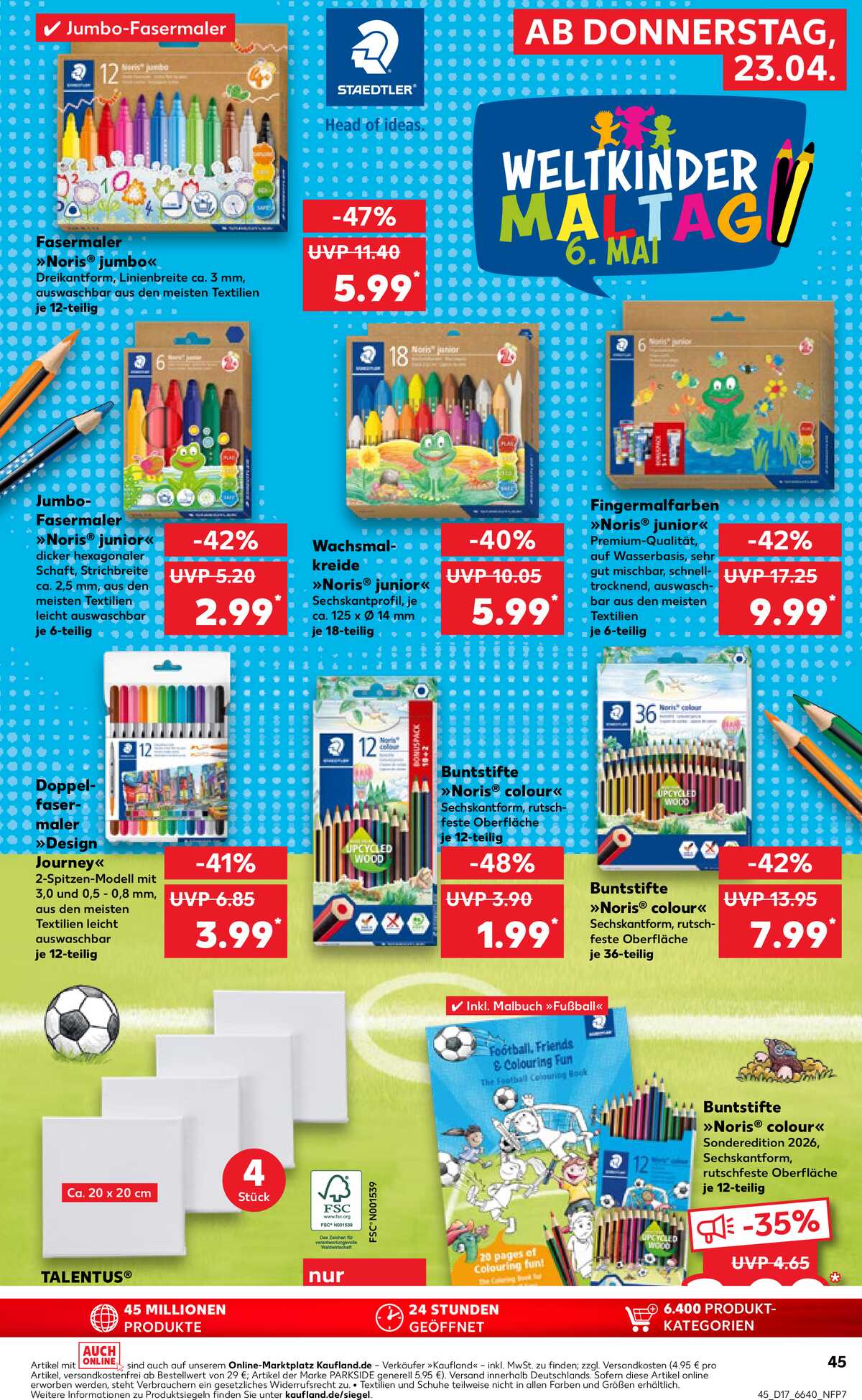 Leták Kaufland Německo 23.4.-29.4.2026 strana 45