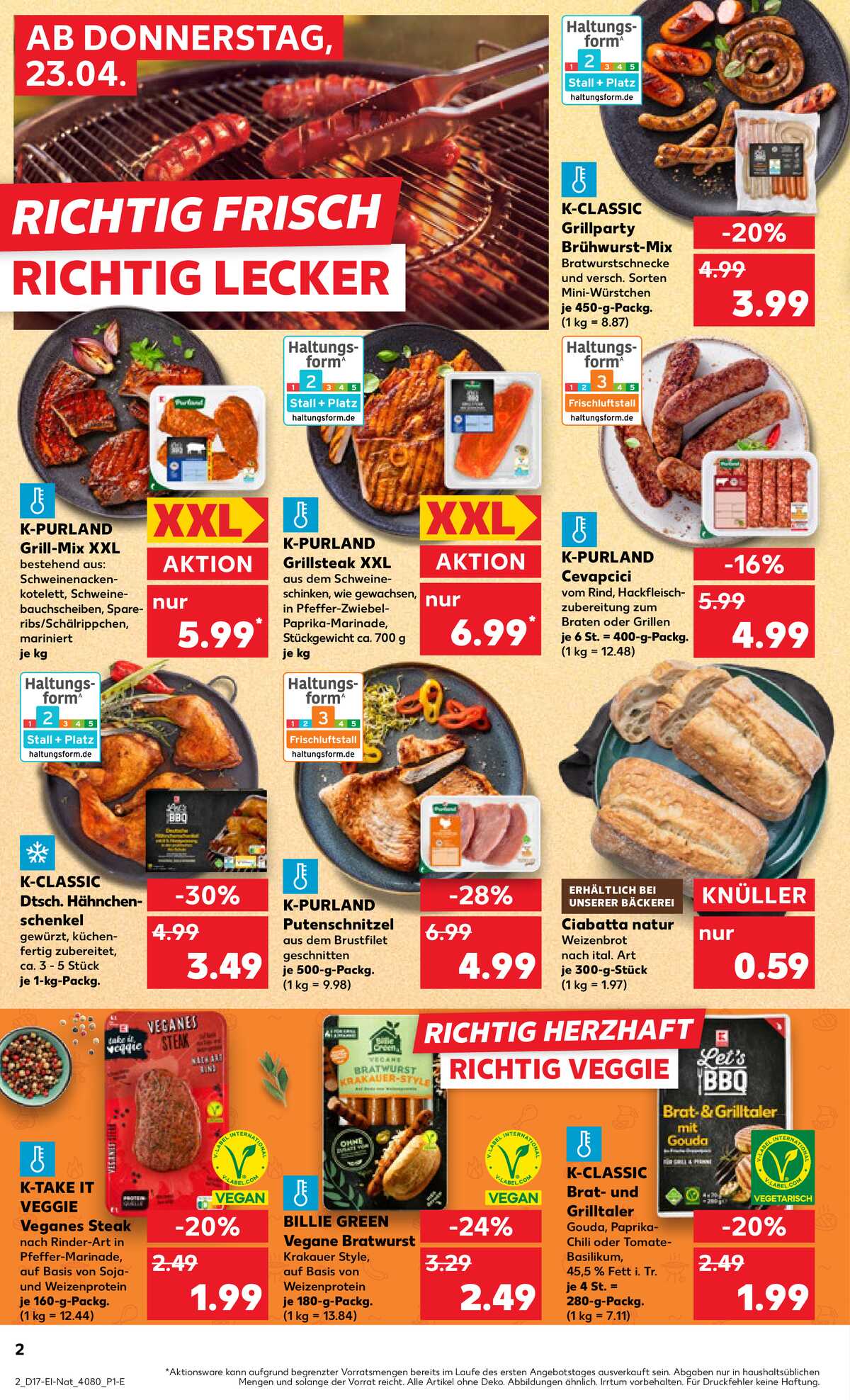 Leták Kaufland Německo 23.4.-29.4.2026 strana 2