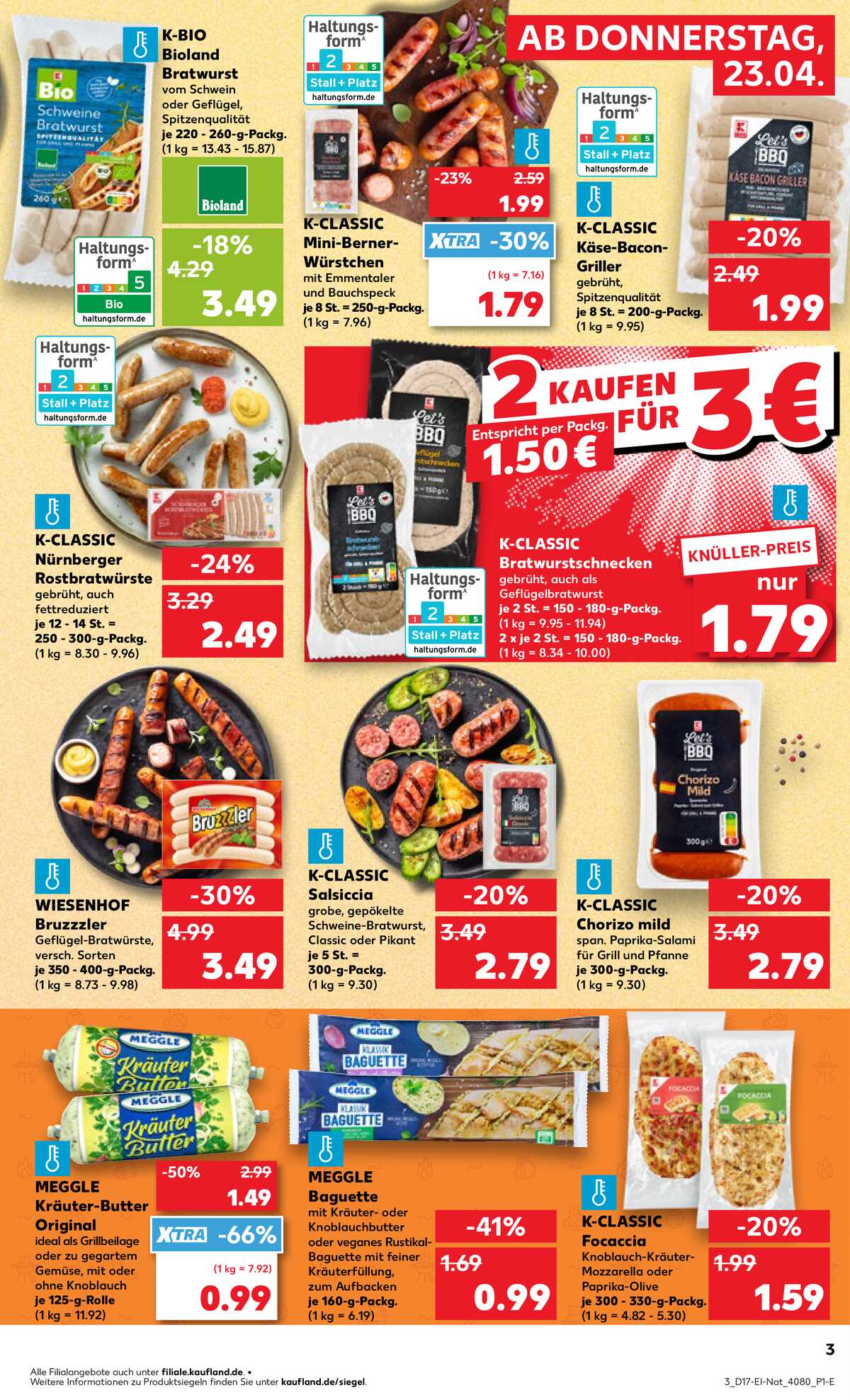 Leták Kaufland Německo 23.4.-29.4.2026 strana 3