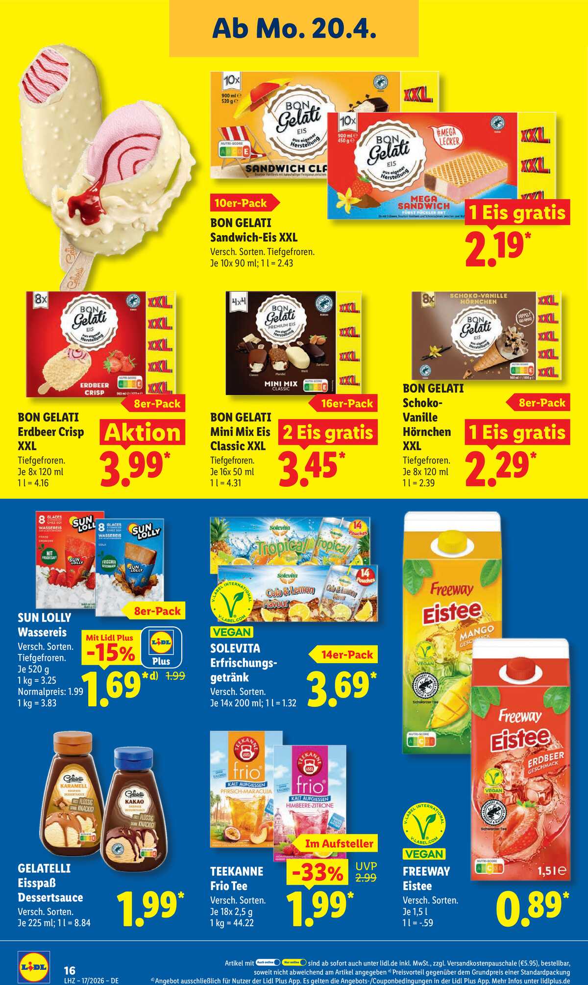Leták Lidl Německo 20.4.-25.4.2026 strana 28