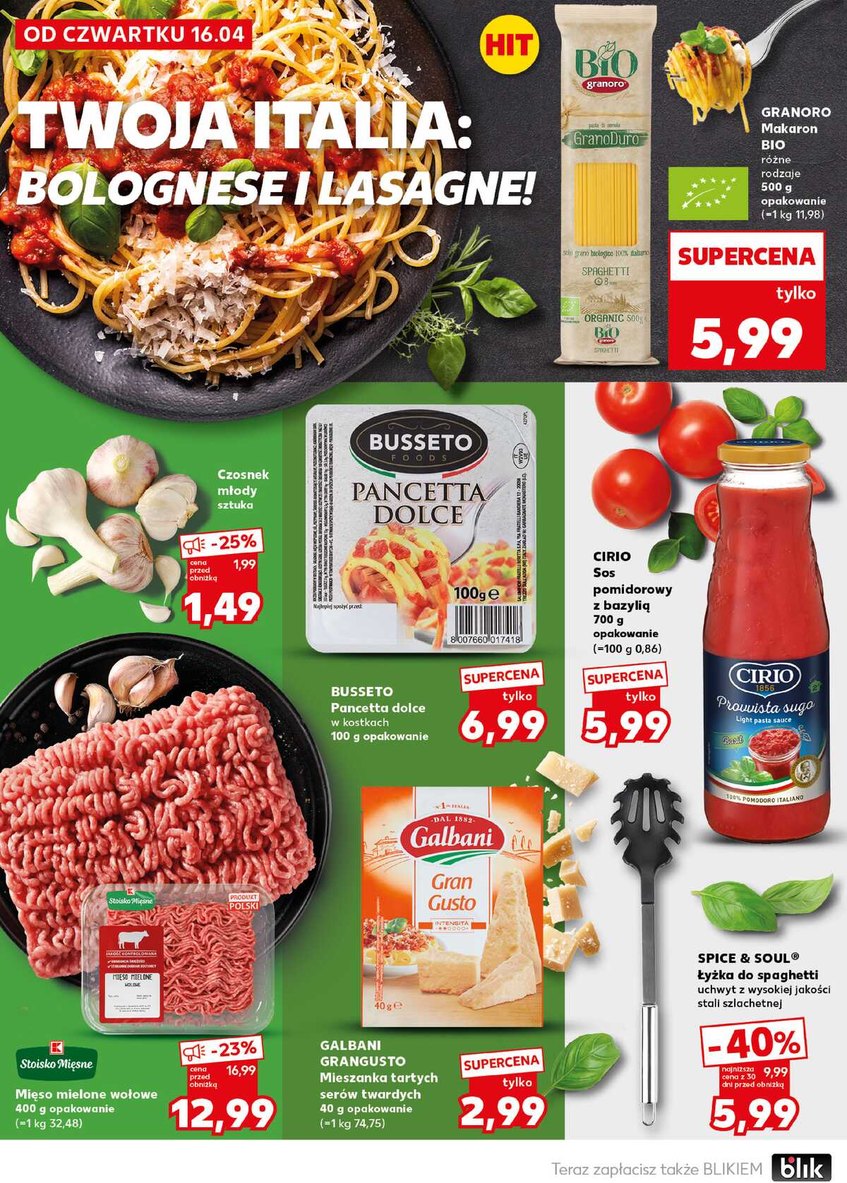 Leták Kaufland Polsko 20.4.-22.4.2026 - Silný start strana 12