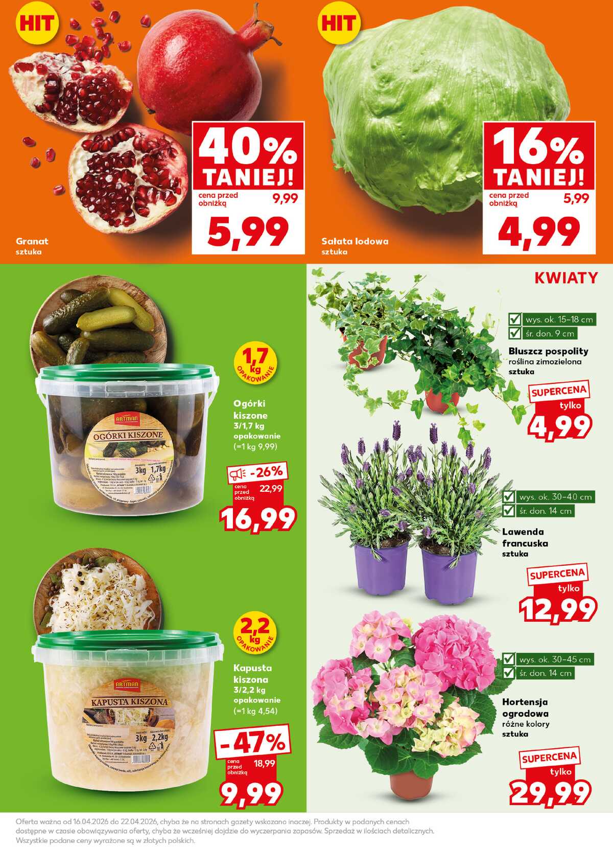 Leták Kaufland Polsko 20.4.-22.4.2026 - Silný start strana 15
