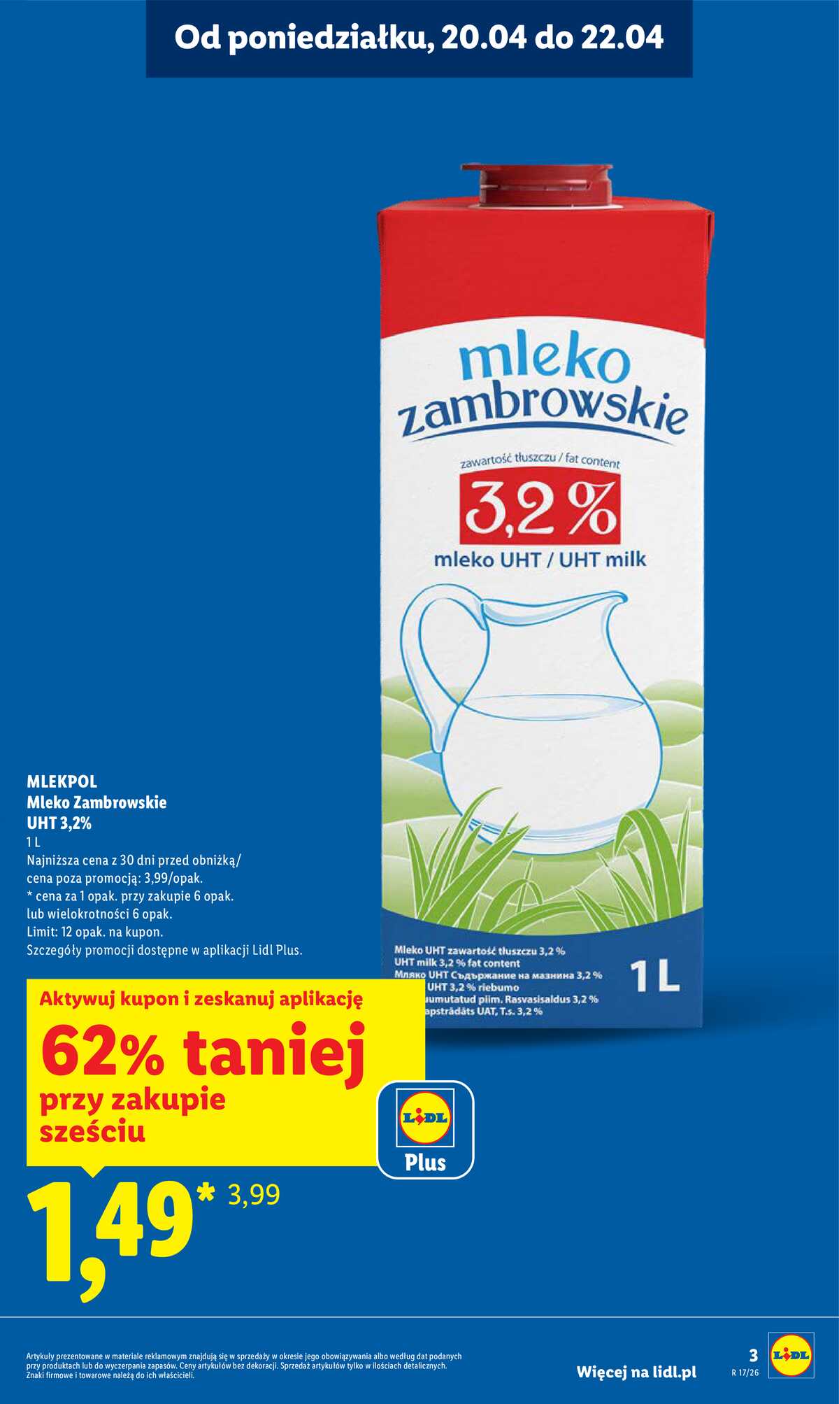 Leták Lidl Polsko 20.4.-22.4.2026 - Zpravodaj platný od 20.04 do 22.04 strana 3
