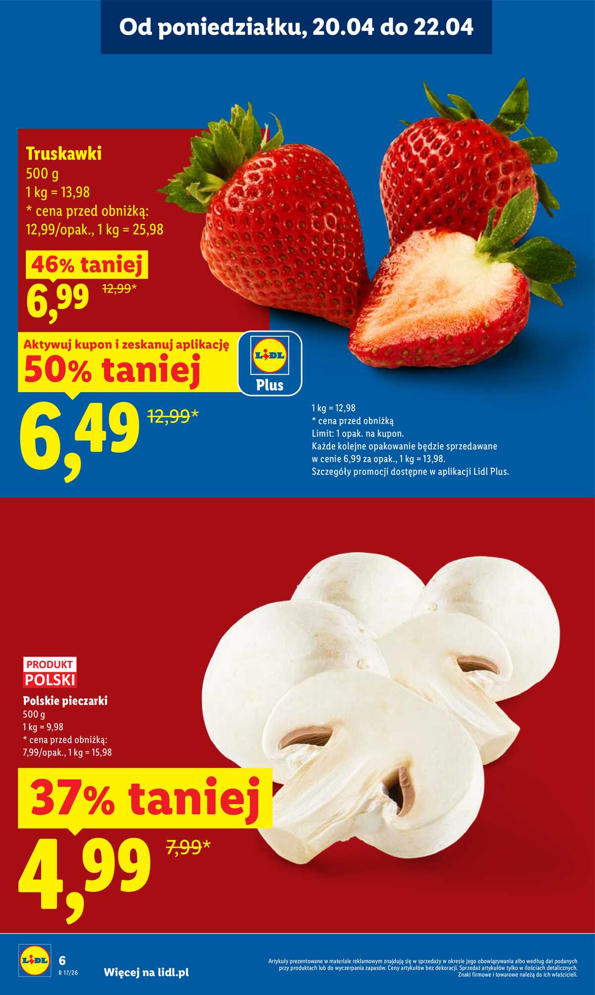 Leták Lidl Polsko 20.4.-22.4.2026 - Zpravodaj platný od 20.04 do 22.04 strana 6