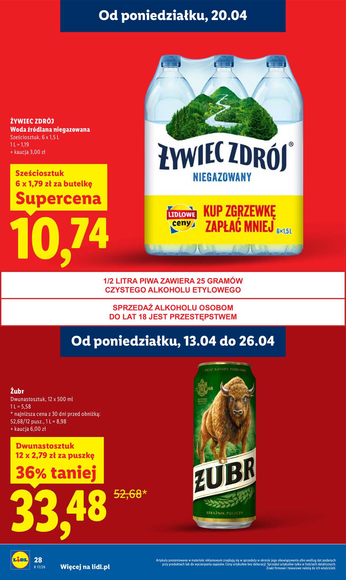 Leták Lidl Polsko 20.4.-22.4.2026 - Zpravodaj platný od 20.04 do 22.04 strana 28