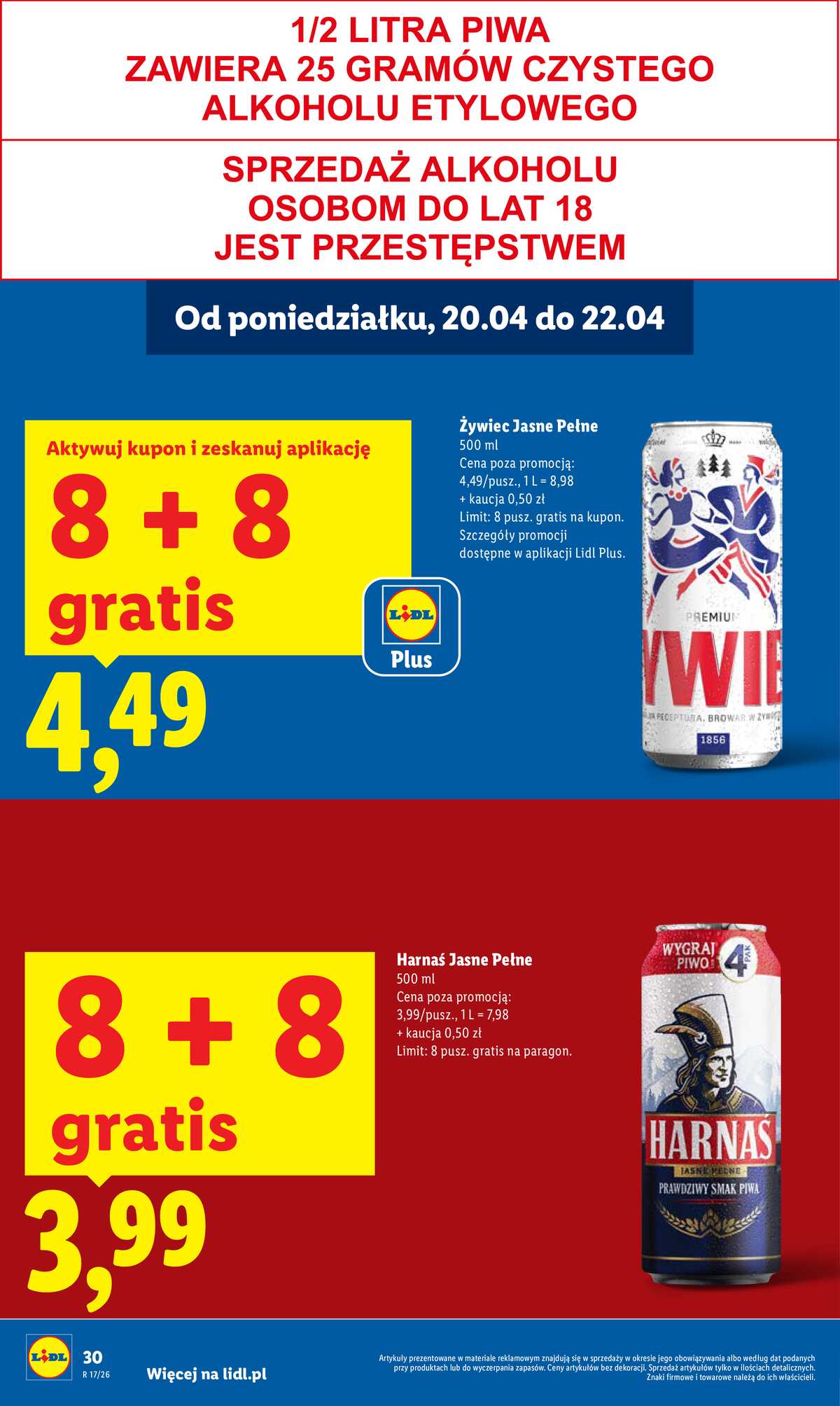 Leták Lidl Polsko 20.4.-22.4.2026 - Zpravodaj platný od 20.04 do 22.04 strana 30