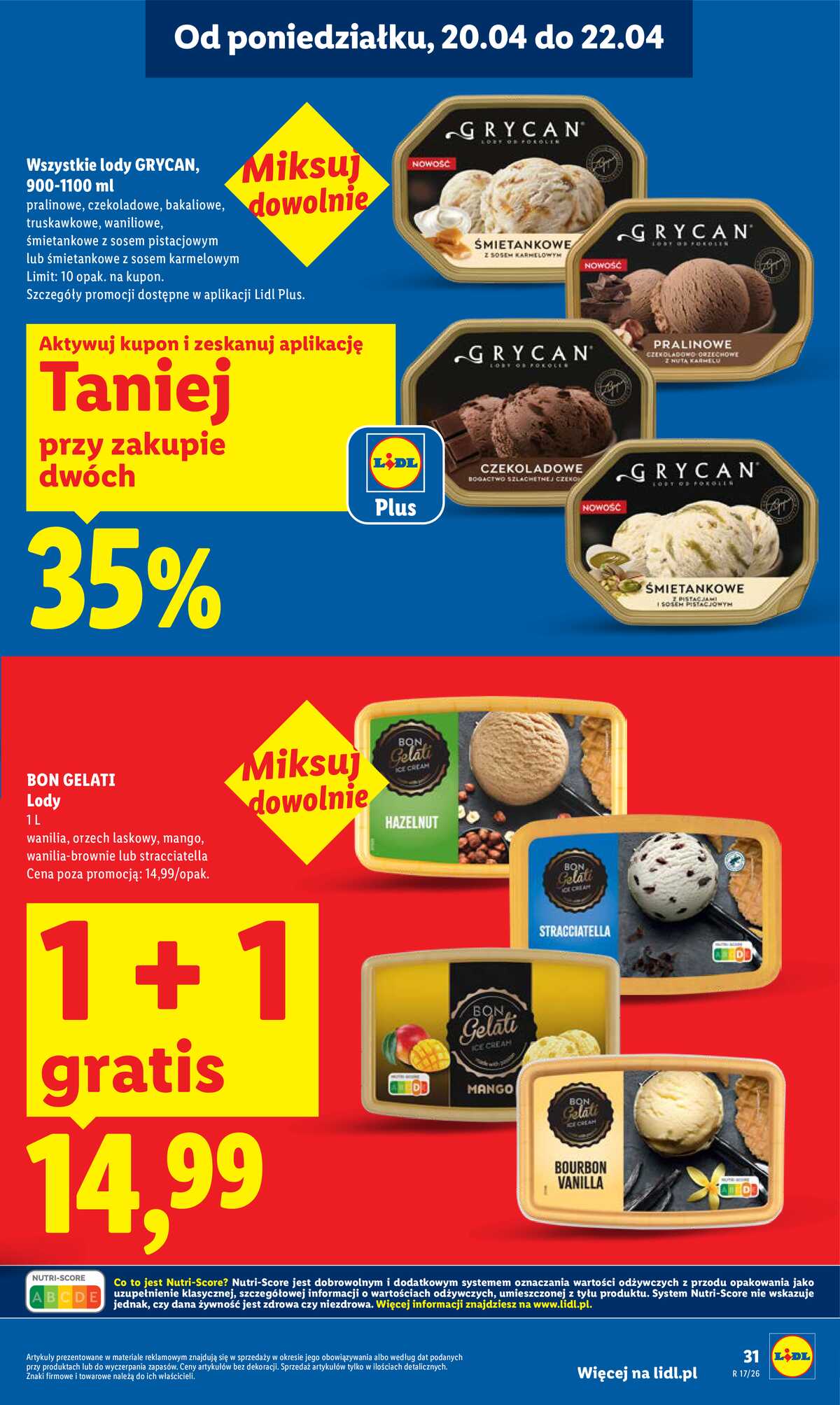 Leták Lidl Polsko 20.4.-22.4.2026 - Zpravodaj platný od 20.04 do 22.04 strana 31