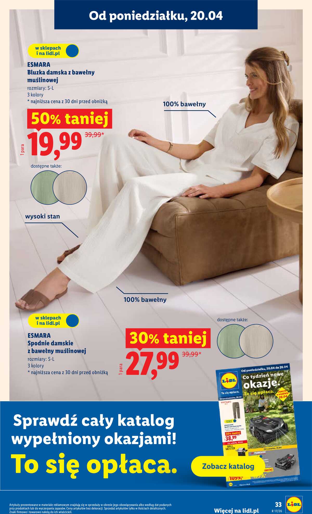 Leták Lidl Polsko 20.4.-22.4.2026 - Zpravodaj platný od 20.04 do 22.04 strana 33