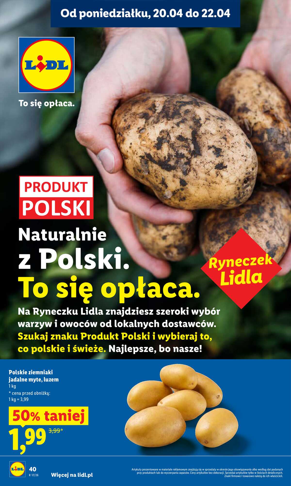 Leták Lidl Polsko 20.4.-22.4.2026 - Zpravodaj platný od 20.04 do 22.04 strana 40