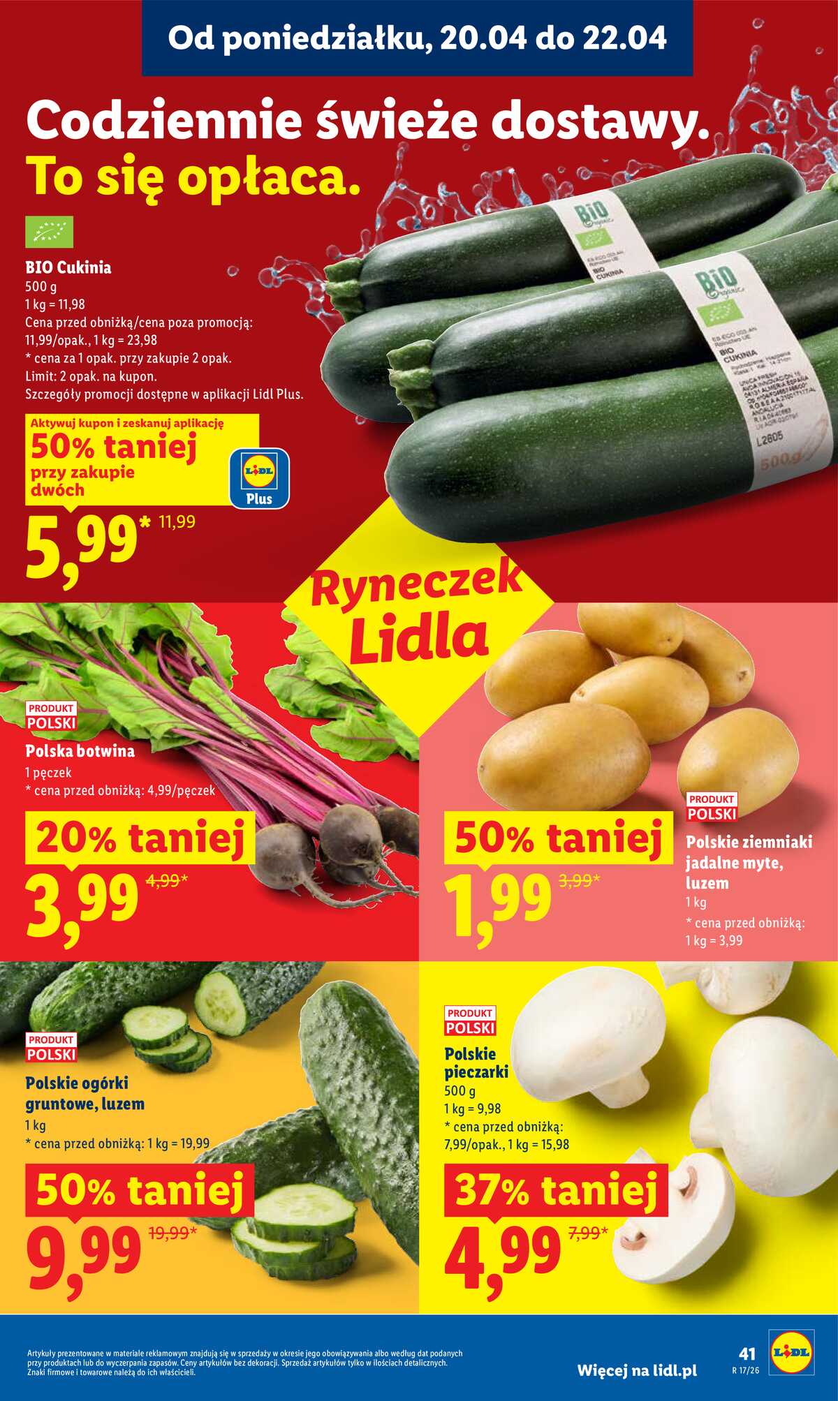 Leták Lidl Polsko 20.4.-22.4.2026 - Zpravodaj platný od 20.04 do 22.04 strana 41