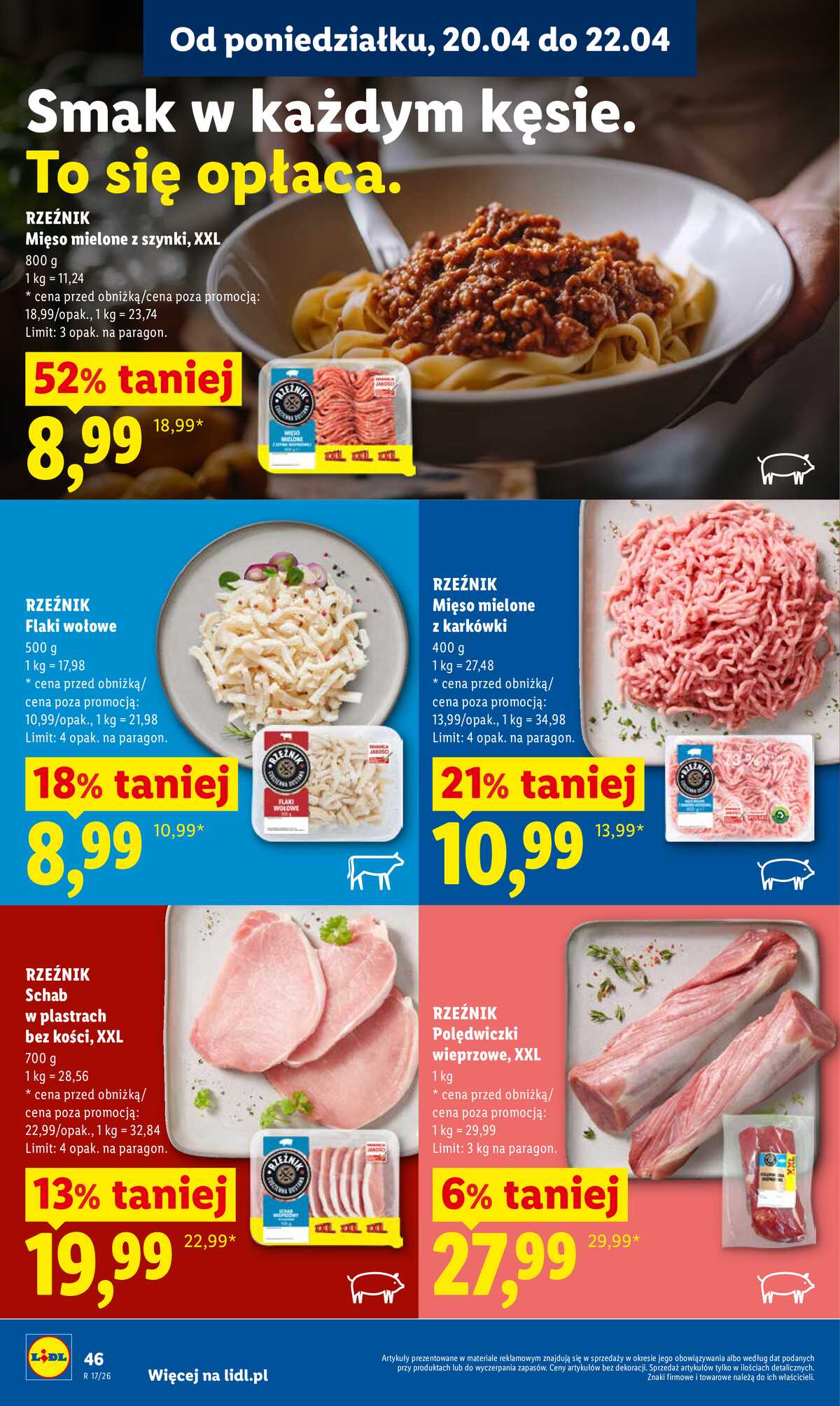 Leták Lidl Polsko 20.4.-22.4.2026 - Zpravodaj platný od 20.04 do 22.04 strana 46