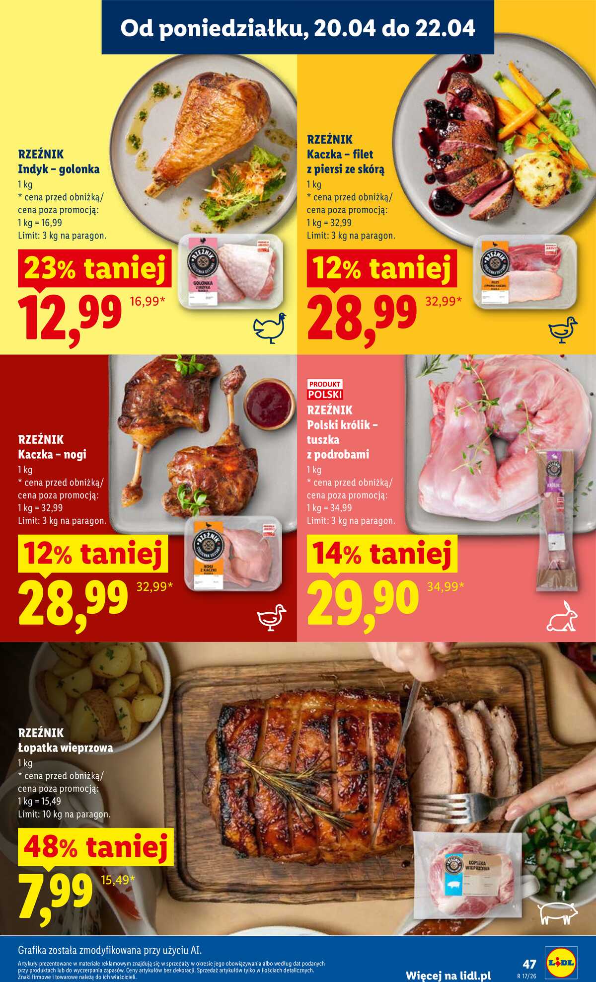 Leták Lidl Polsko 20.4.-22.4.2026 - Zpravodaj platný od 20.04 do 22.04 strana 47