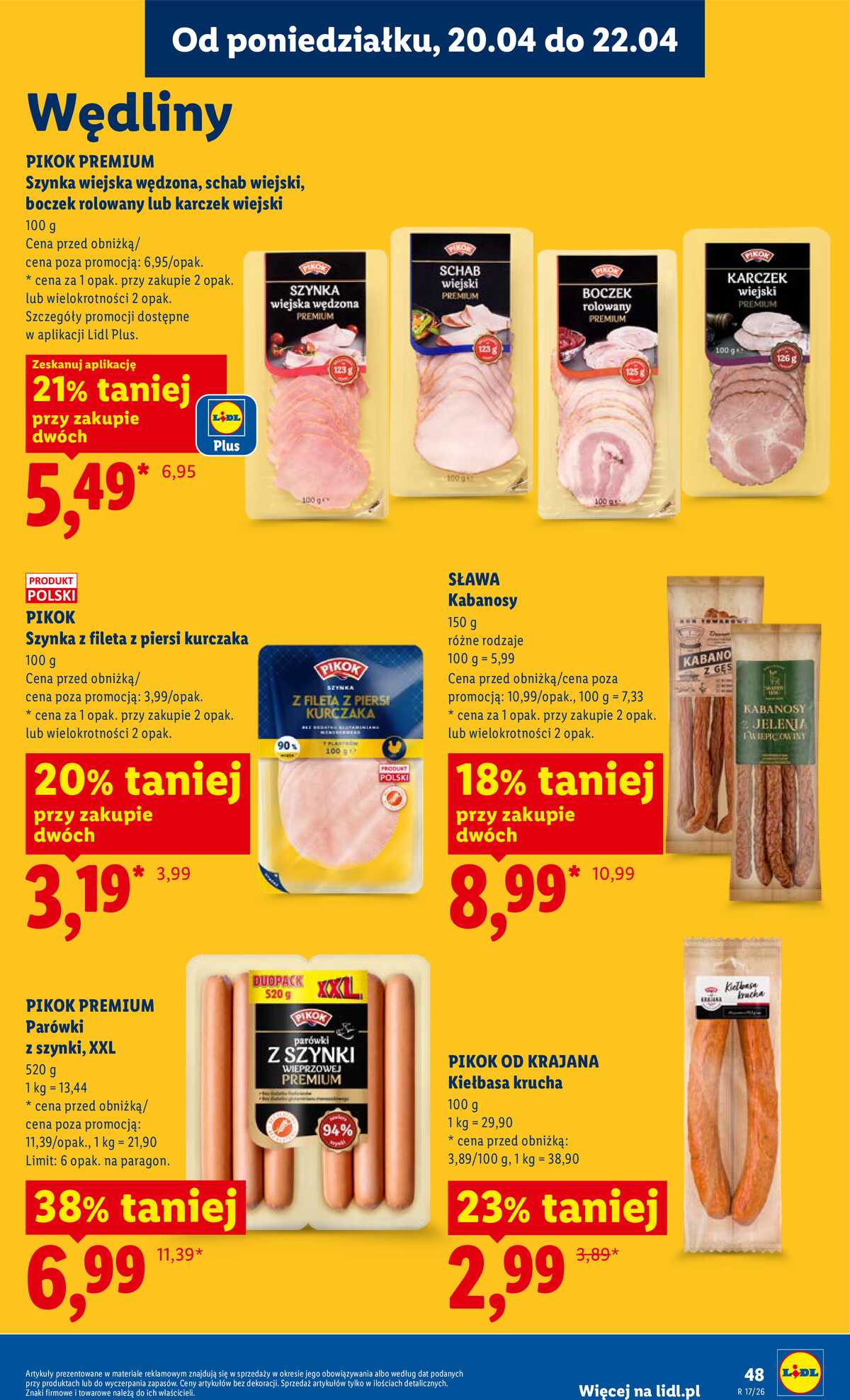 Leták Lidl Polsko 20.4.-22.4.2026 - Zpravodaj platný od 20.04 do 22.04 strana 49