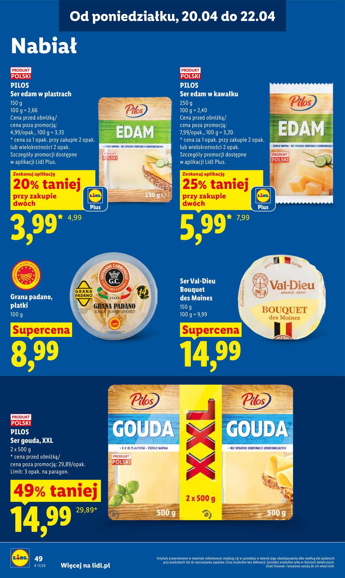 Leták Lidl Polsko 20.4.-22.4.2026 - Zpravodaj platný od 20.04 do 22.04 strana 50