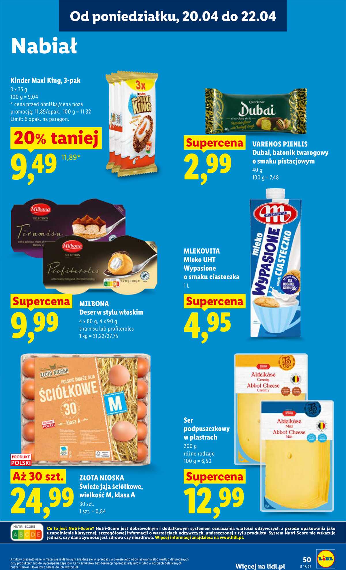 Leták Lidl Polsko 20.4.-22.4.2026 - Zpravodaj platný od 20.04 do 22.04 strana 51