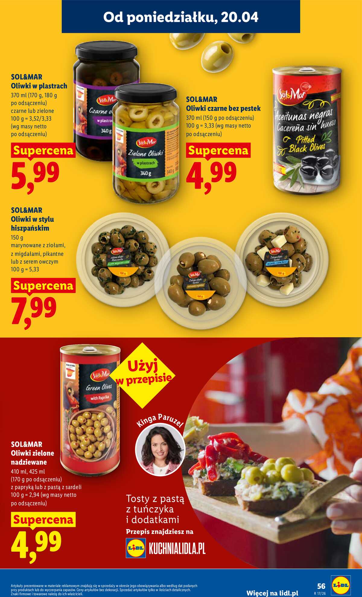 Leták Lidl Polsko 20.4.-22.4.2026 - Zpravodaj platný od 20.04 do 22.04 strana 57