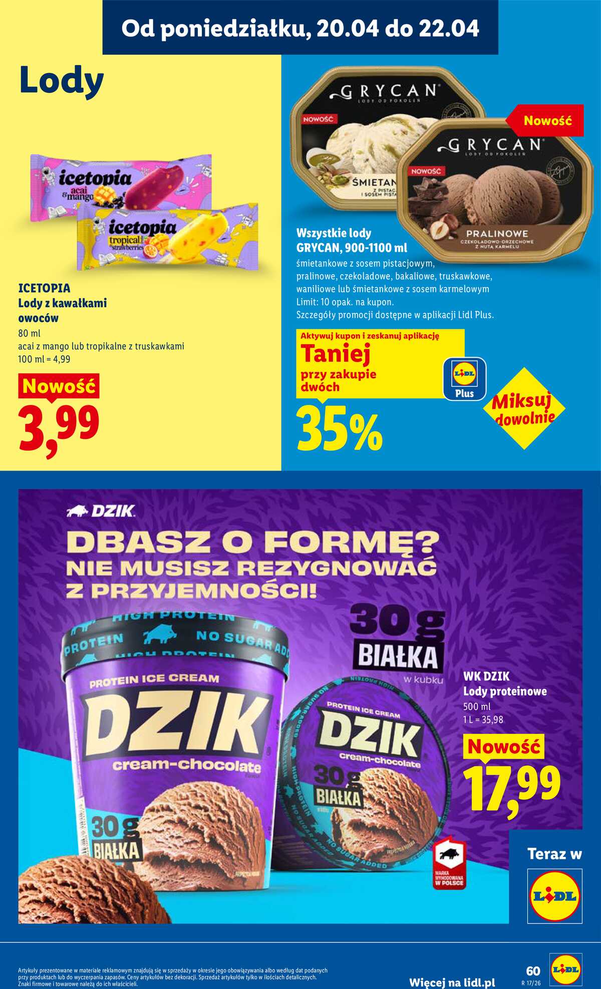 Leták Lidl Polsko 20.4.-22.4.2026 - Zpravodaj platný od 20.04 do 22.04 strana 61